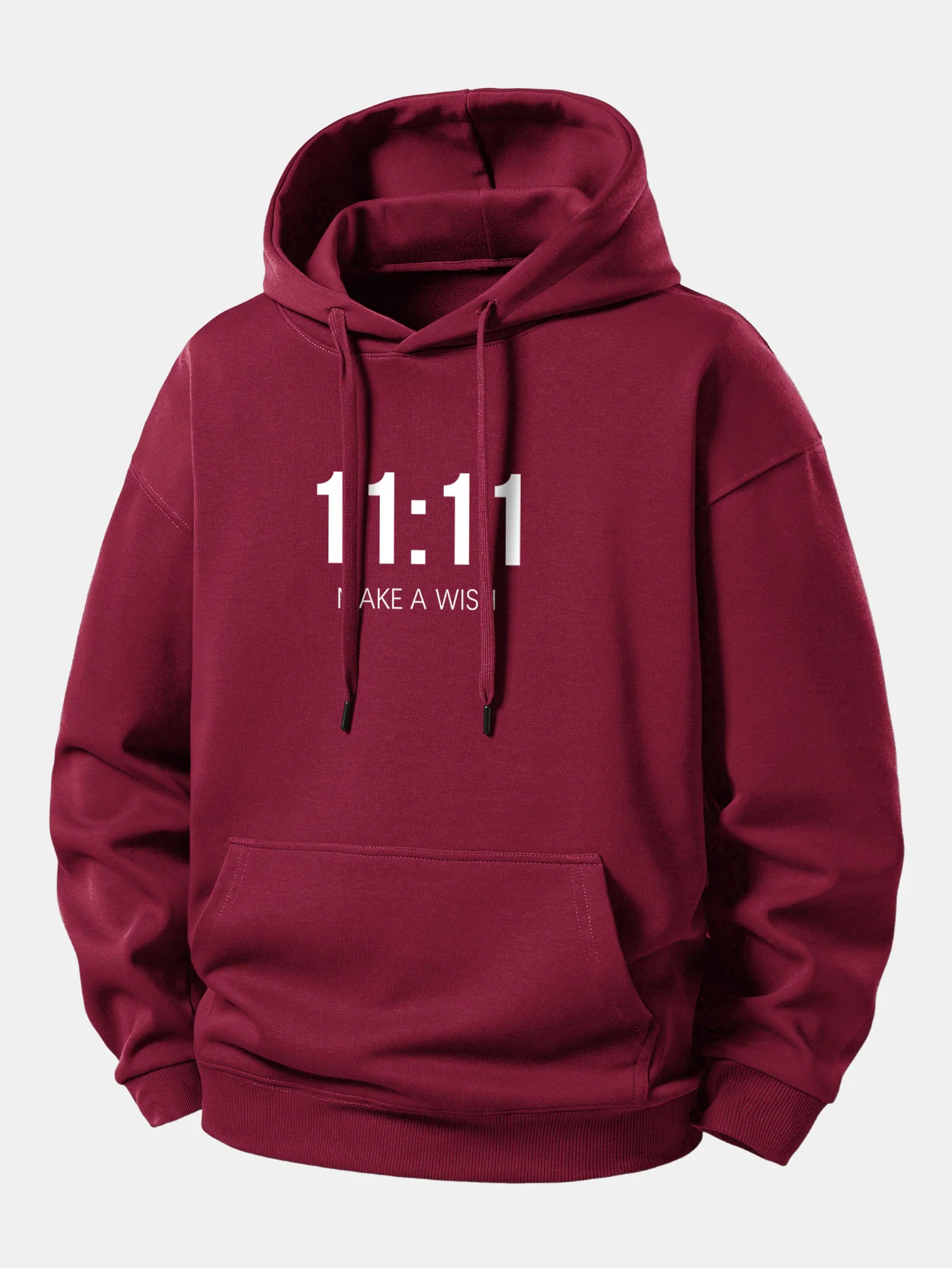 11:11 Print Relax Fit Hoodie - Image 6