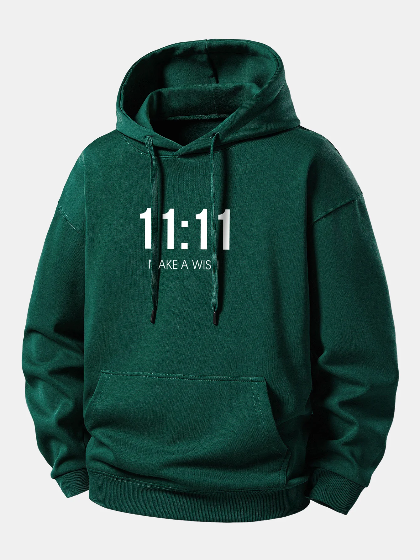 11:11 Print Relax Fit Hoodie - Image 7