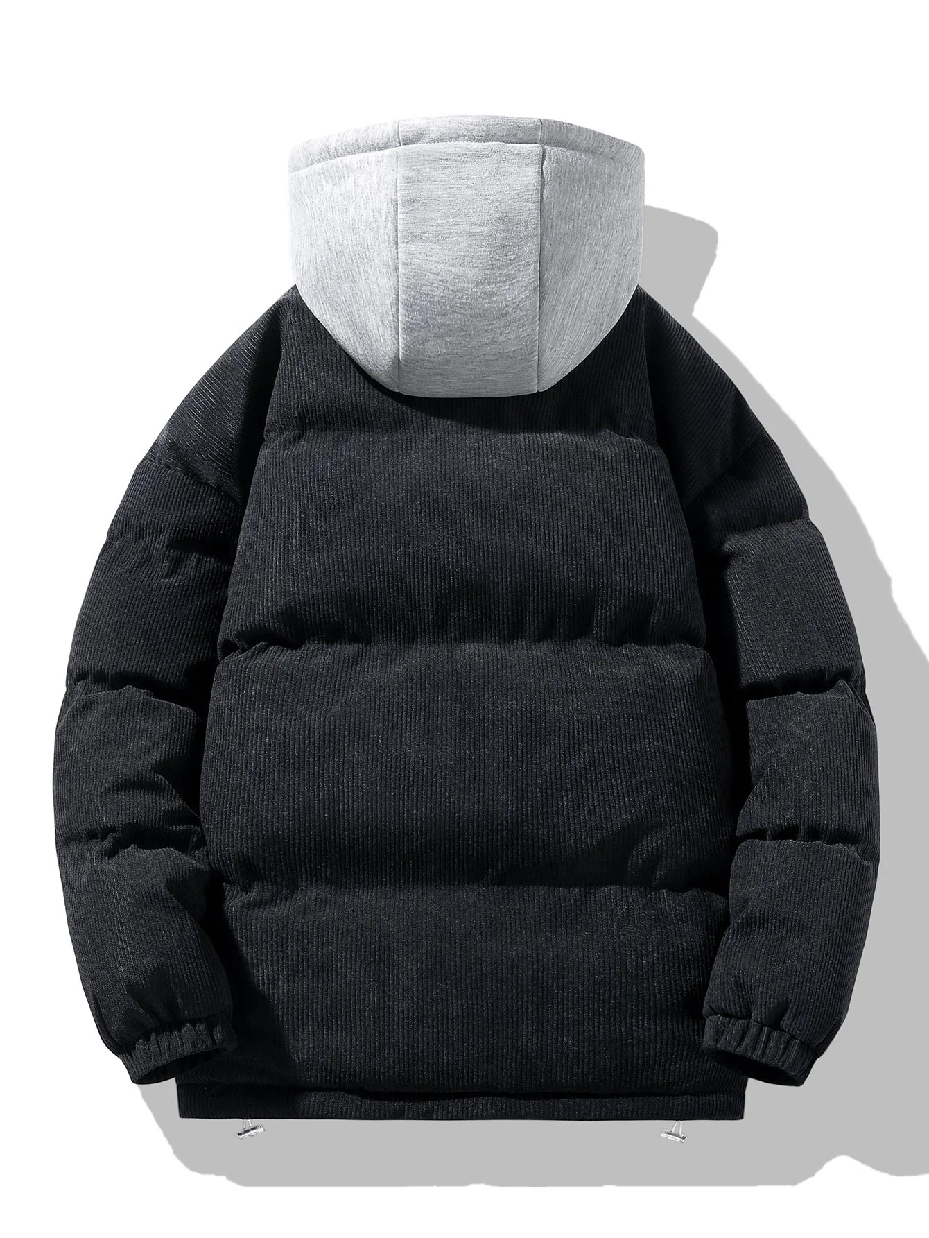 2-in-1 Cordura Reißverschluss Kapuzen-Puffermantel - Image 3