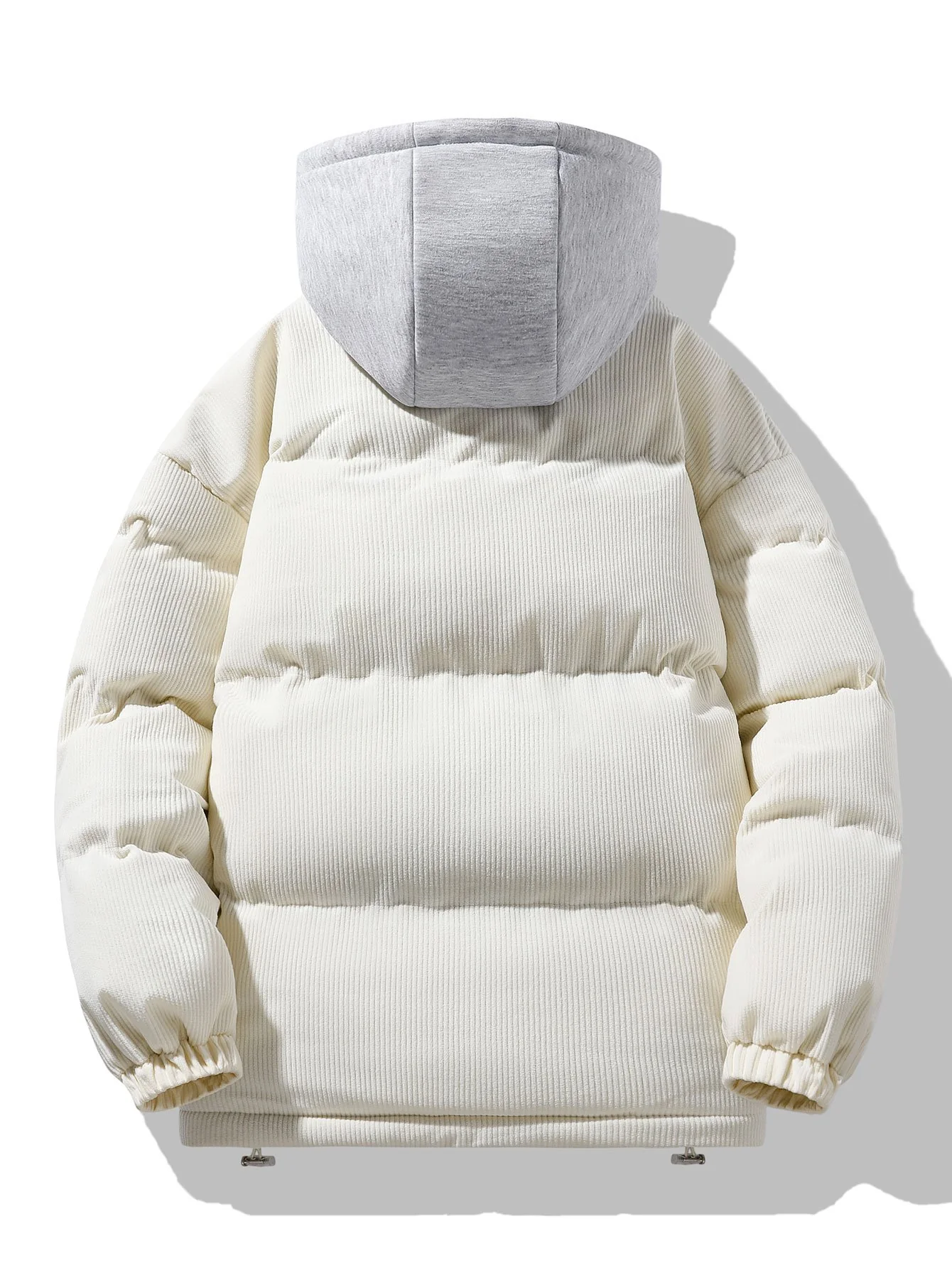 2-in-1 Cordura Reißverschluss Kapuzen-Puffermantel - Image 7