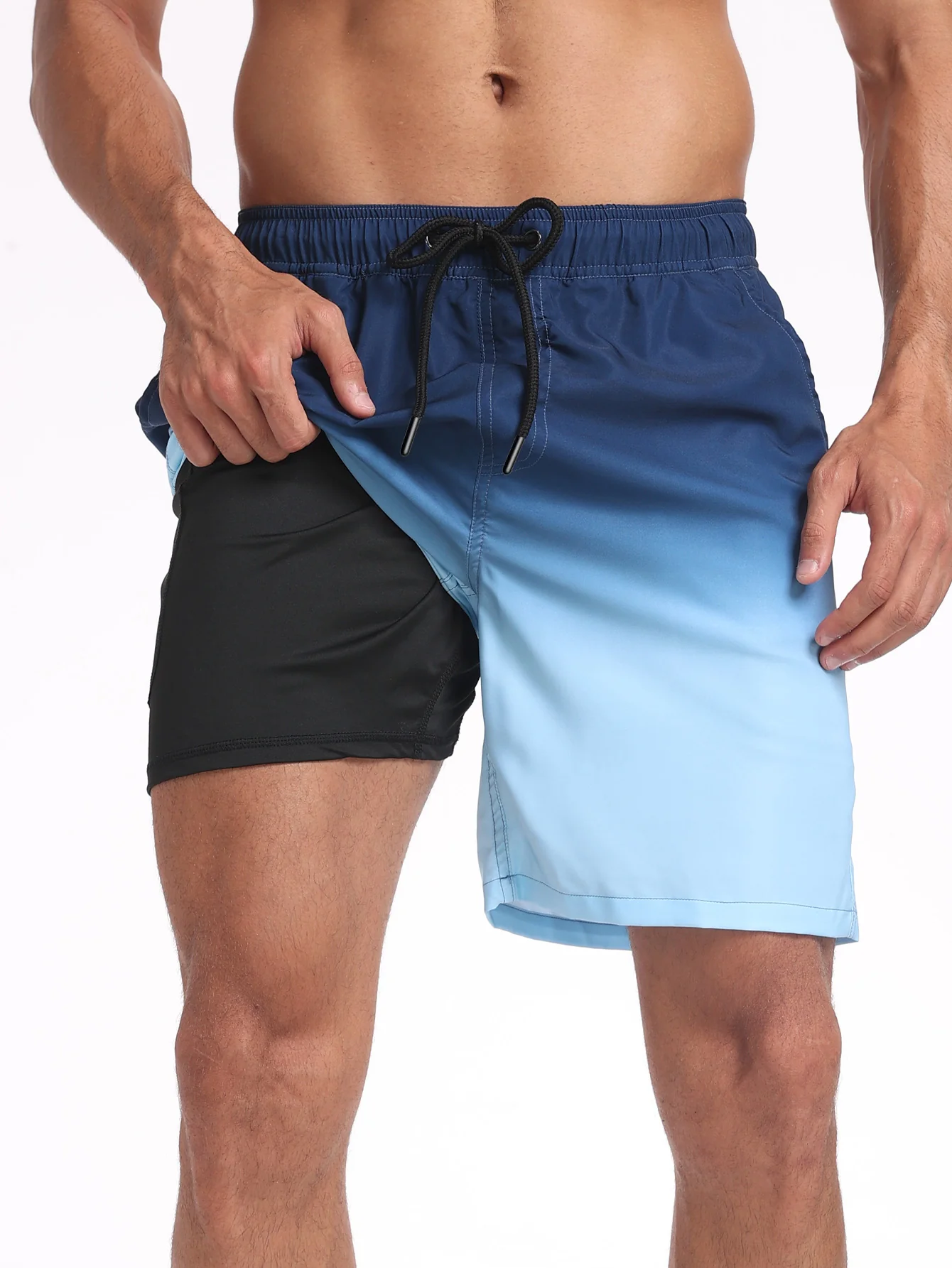 2-in-1 Badehose mit Kordelzug und Tasche - Image 10