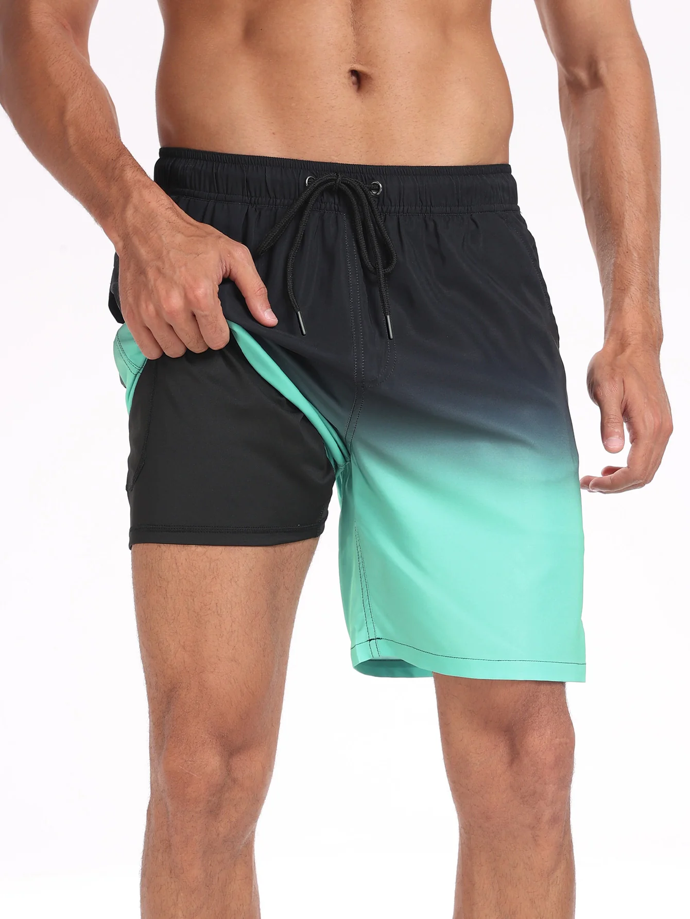 2-in-1 Badehose mit Kordelzug und Tasche - Image 19