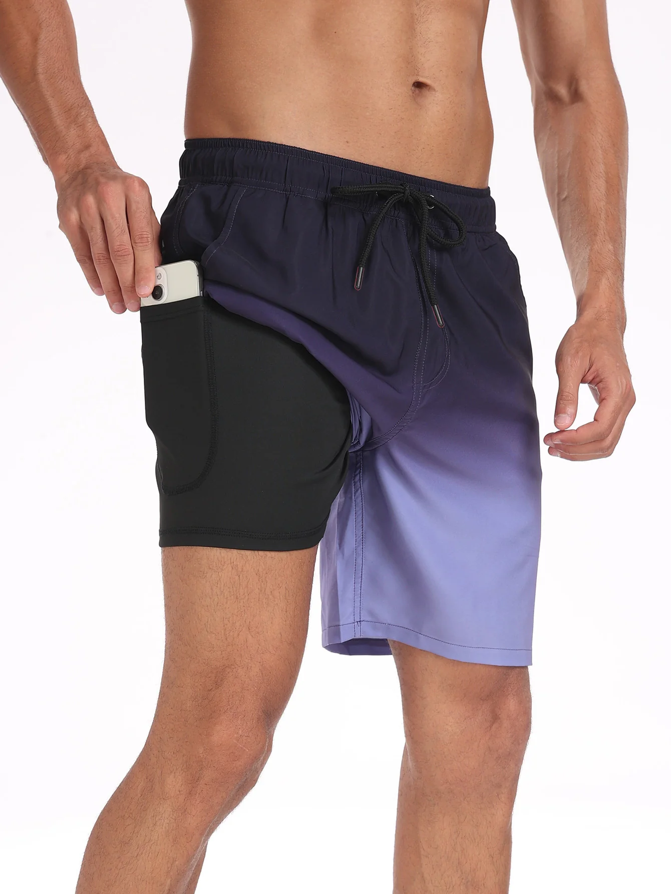 2-in-1 Badehose mit Kordelzug und Tasche - Image 23