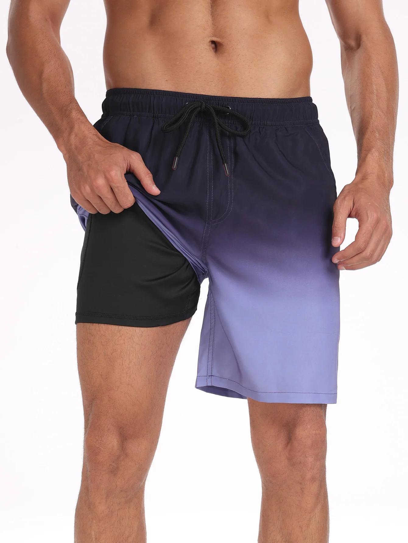 2-in-1 Badehose mit Kordelzug und Tasche - Image 24