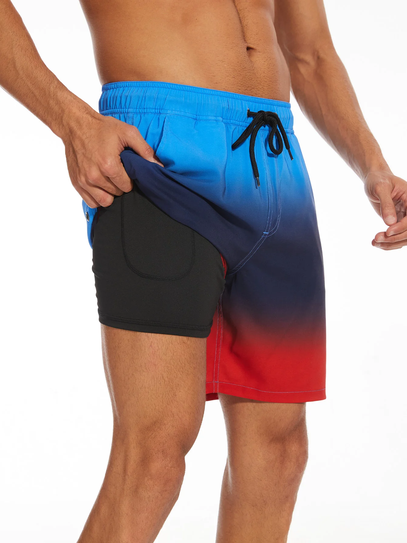 2-in-1 Badehose mit Kordelzug und Tasche - Image 6