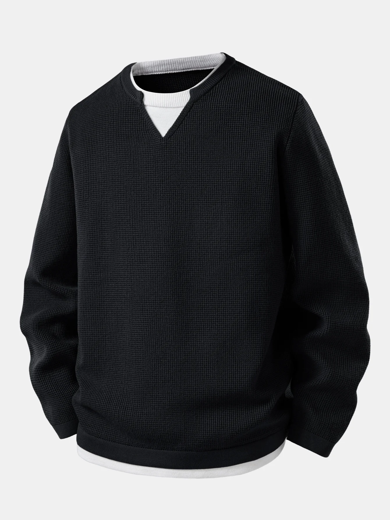 2 In 1 V-Neck Sweater - Image 3