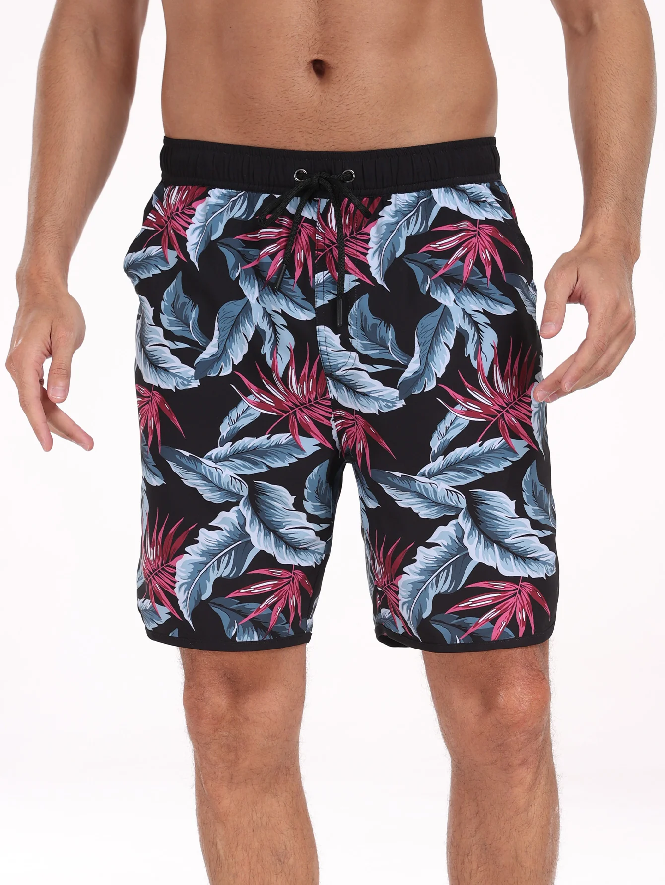 2-in-1 Blätterdruck Badehose - Image 2
