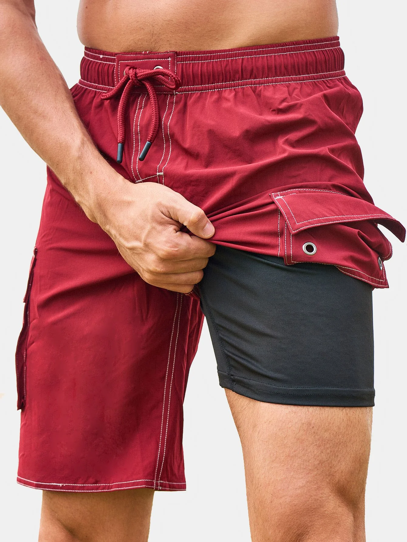 2-in-1 Outdoor Strand Schwimmshorts - Image 21