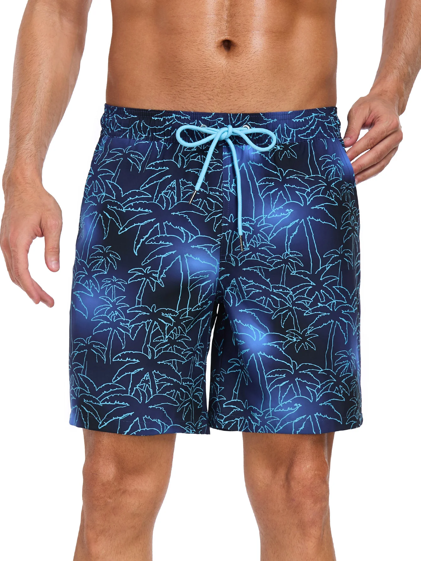 2-in-1 Badehose mit Palmenprint - Image 4