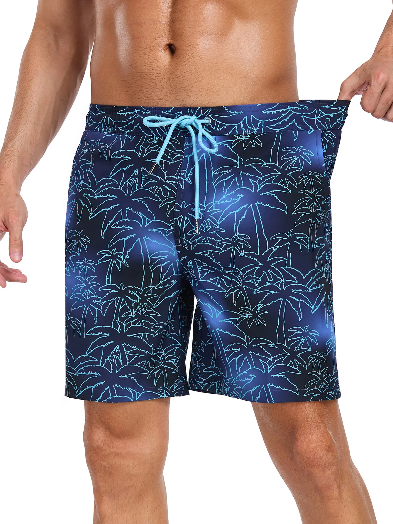 2-in-1 Badehose mit Palmenprint - Image 5