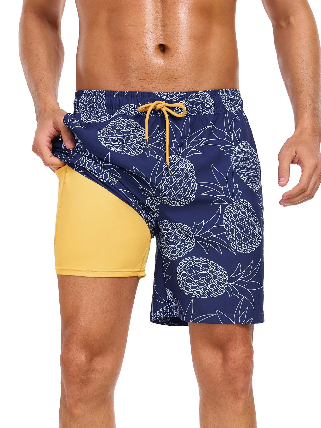 2-in-1 Badehose mit Ananas-Print - Image 2