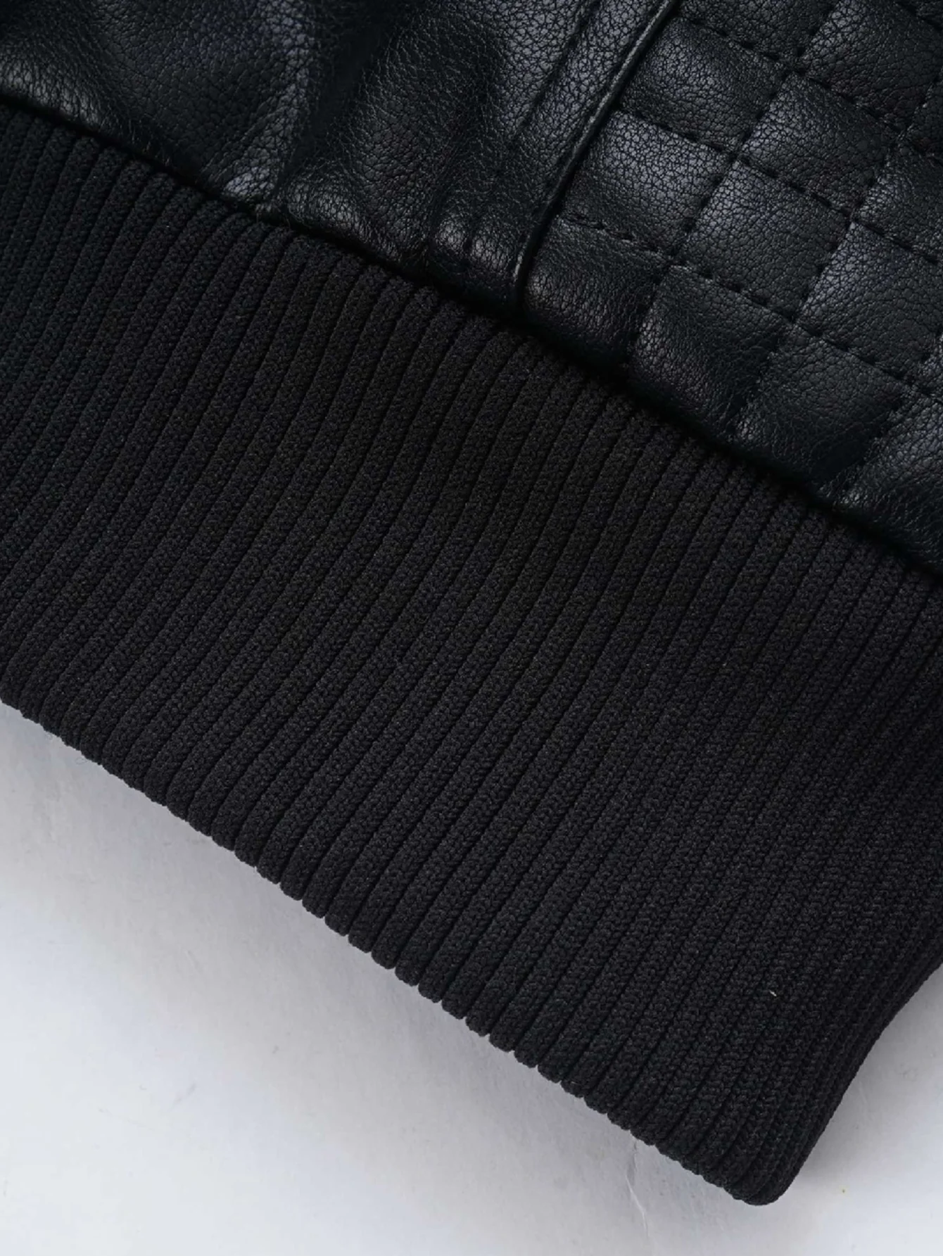2 in 1 PU-Lederjacke mit abnehmbarem Kapuzenverschluss - Image 9