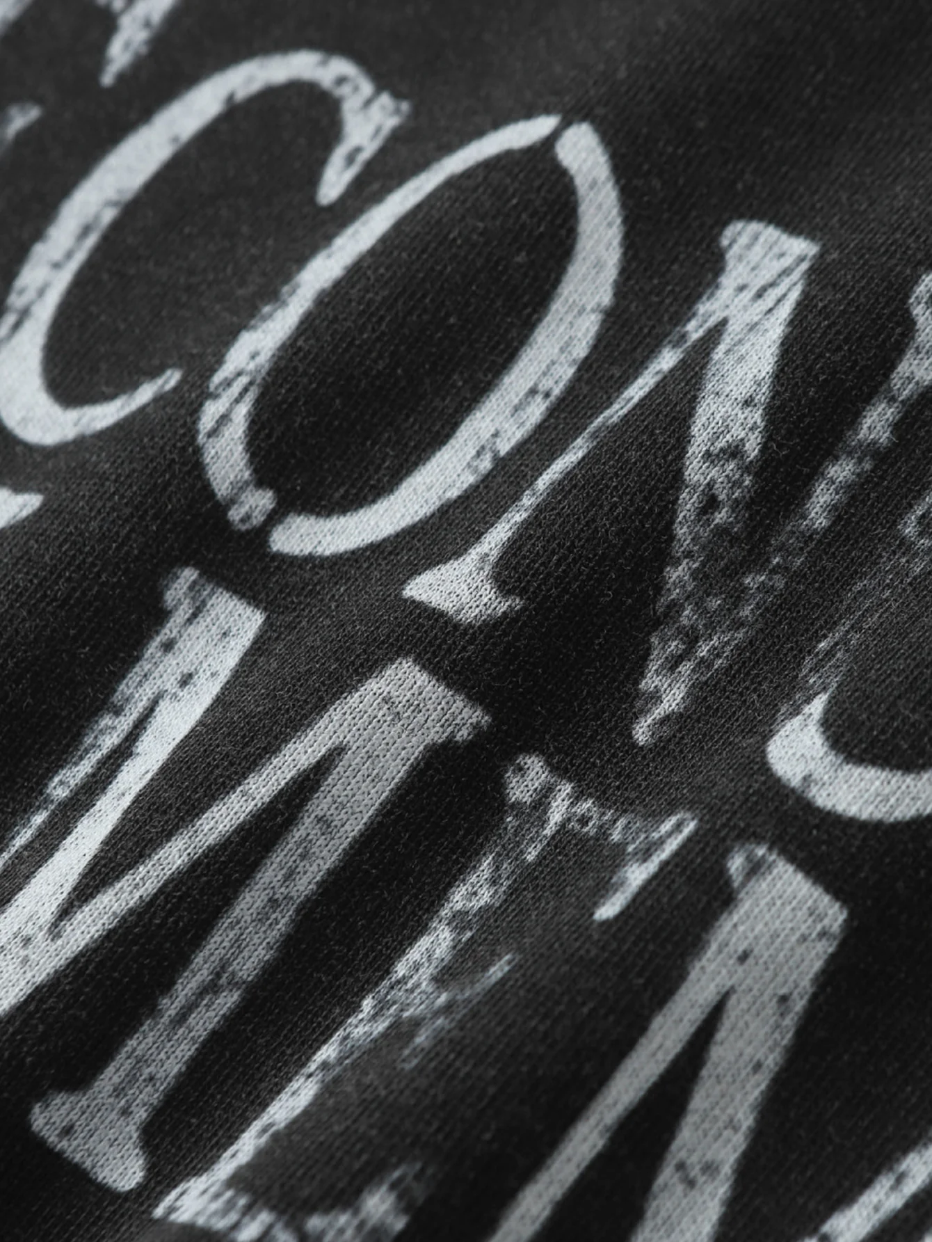 2 in 1 Slogan Druck Used-Look T-Shirt - Image 7