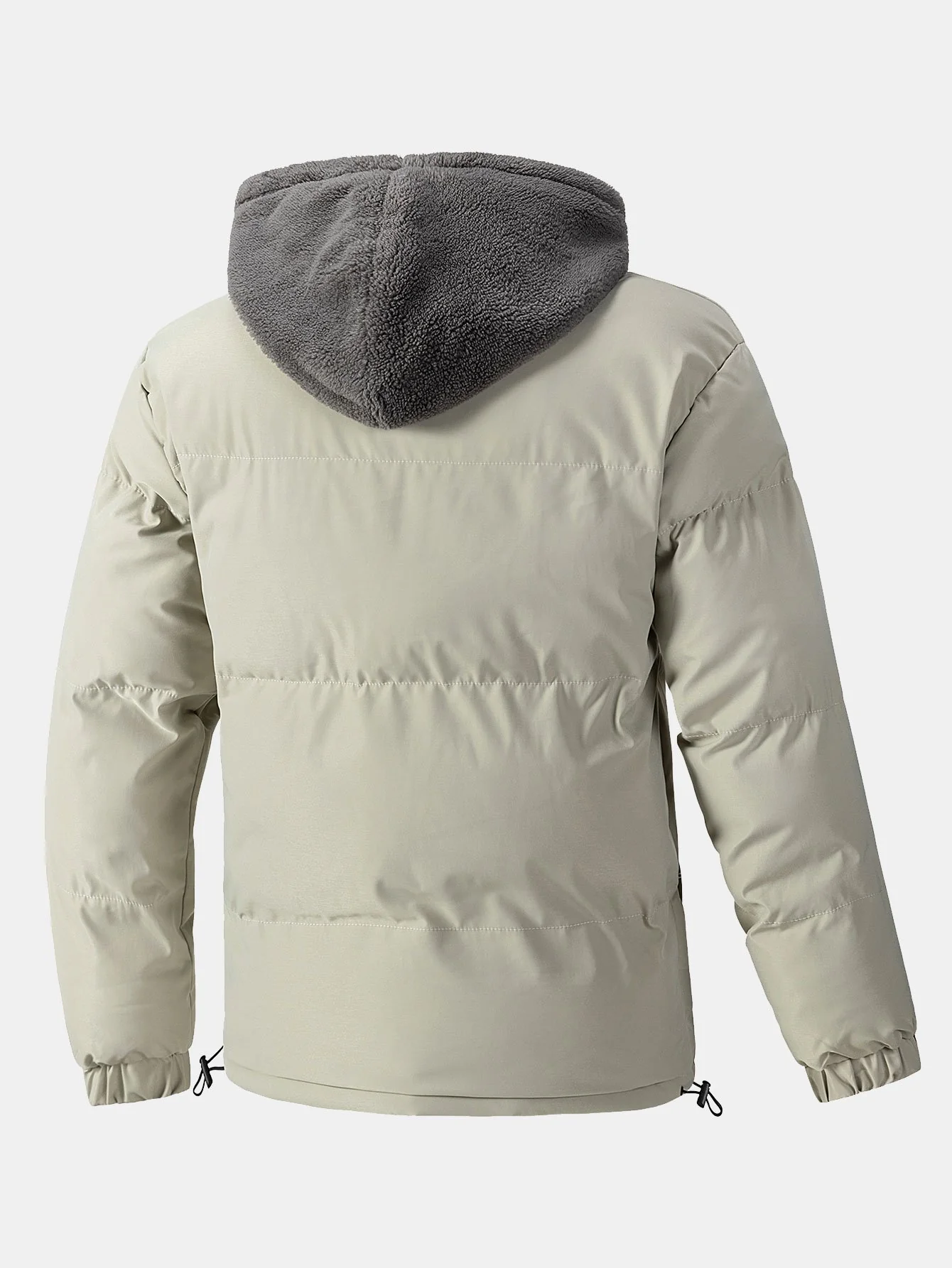 2-in-1 Teddy Kapuzen-Puffermantel - Image 6