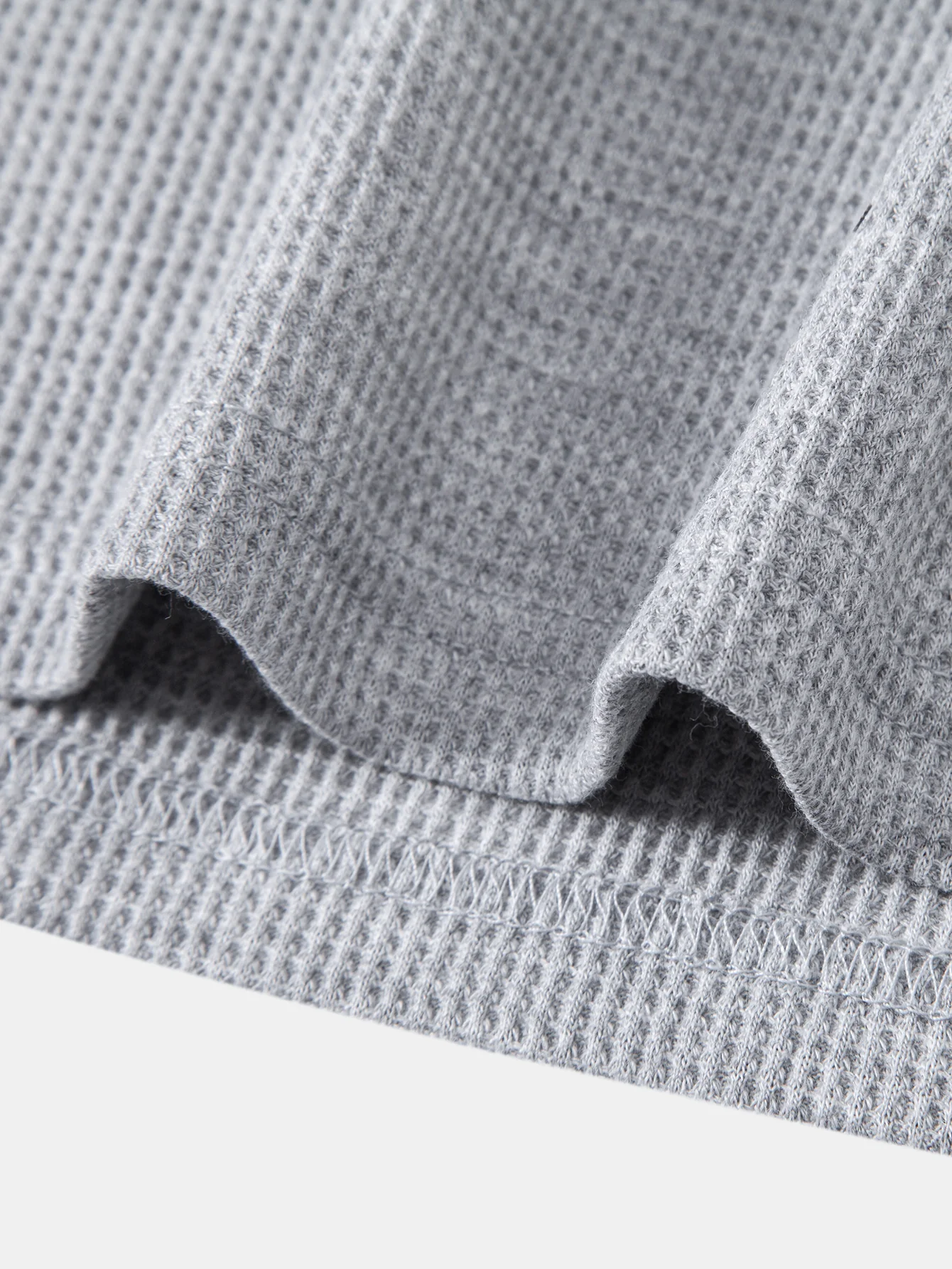 2 In 1 Waffle Henley Shirt - Image 17