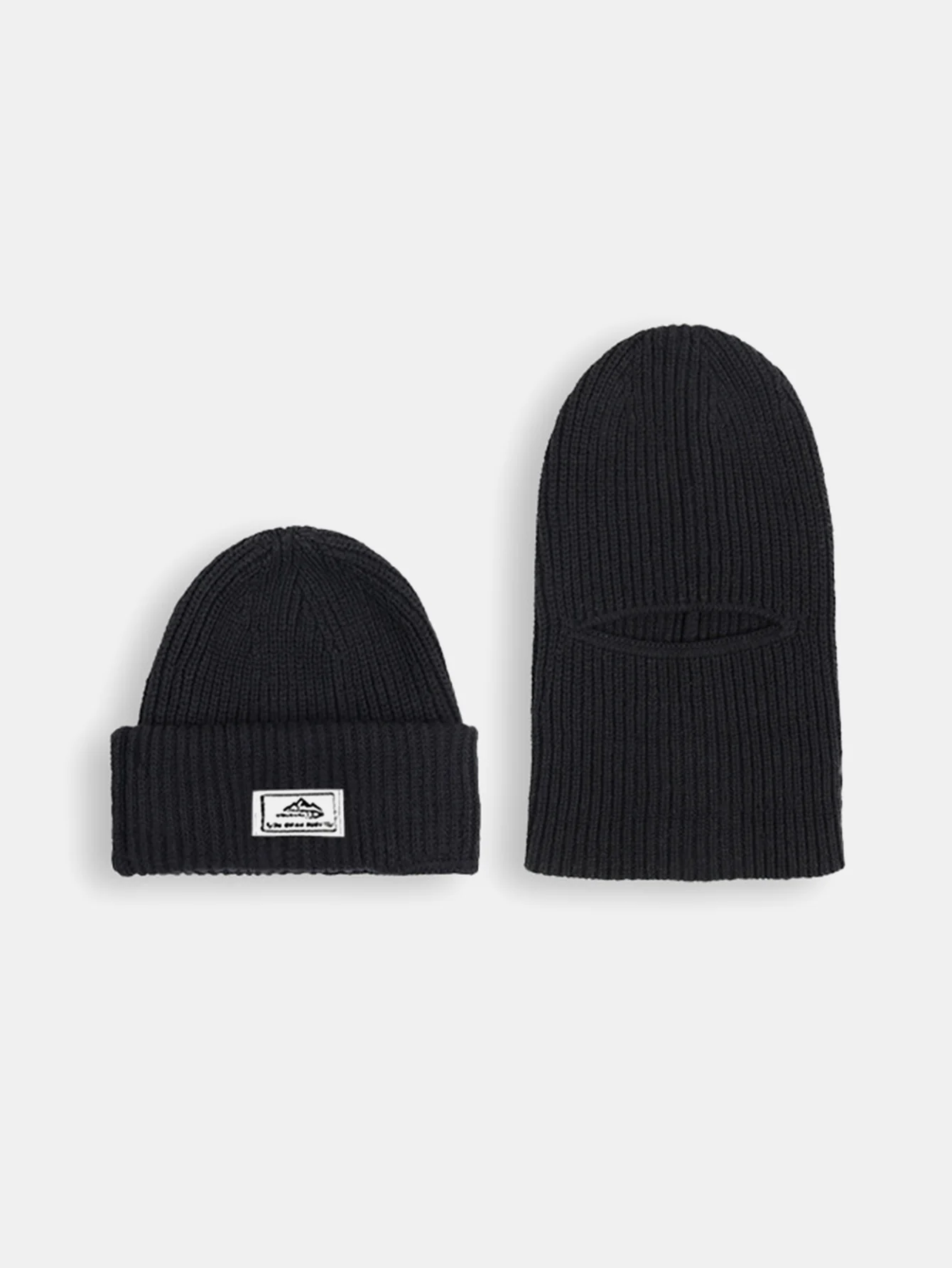 2-in-1 Winter Knitted Balaclava Hat - Image 2