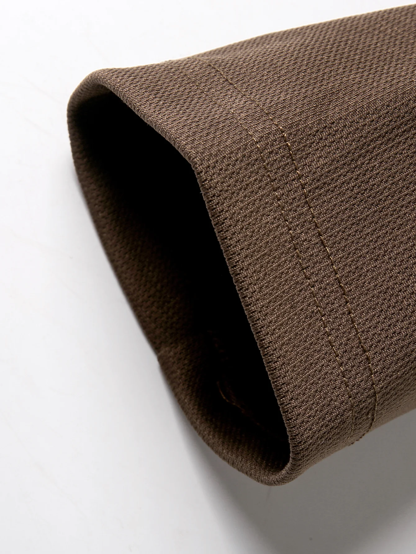 2 Pieces Relax Fit 2 In 1 Notched Collar Textured T-Shirt - Image 8