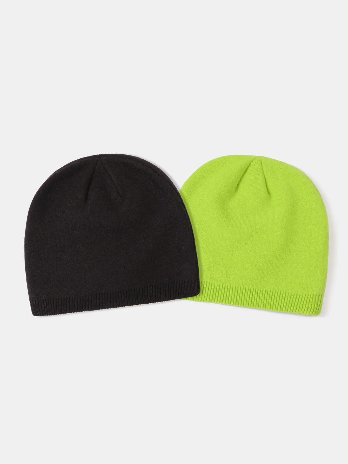 2 Stück Einfarbige Outdoor Radfahren Warme Strickmütze - Image 11