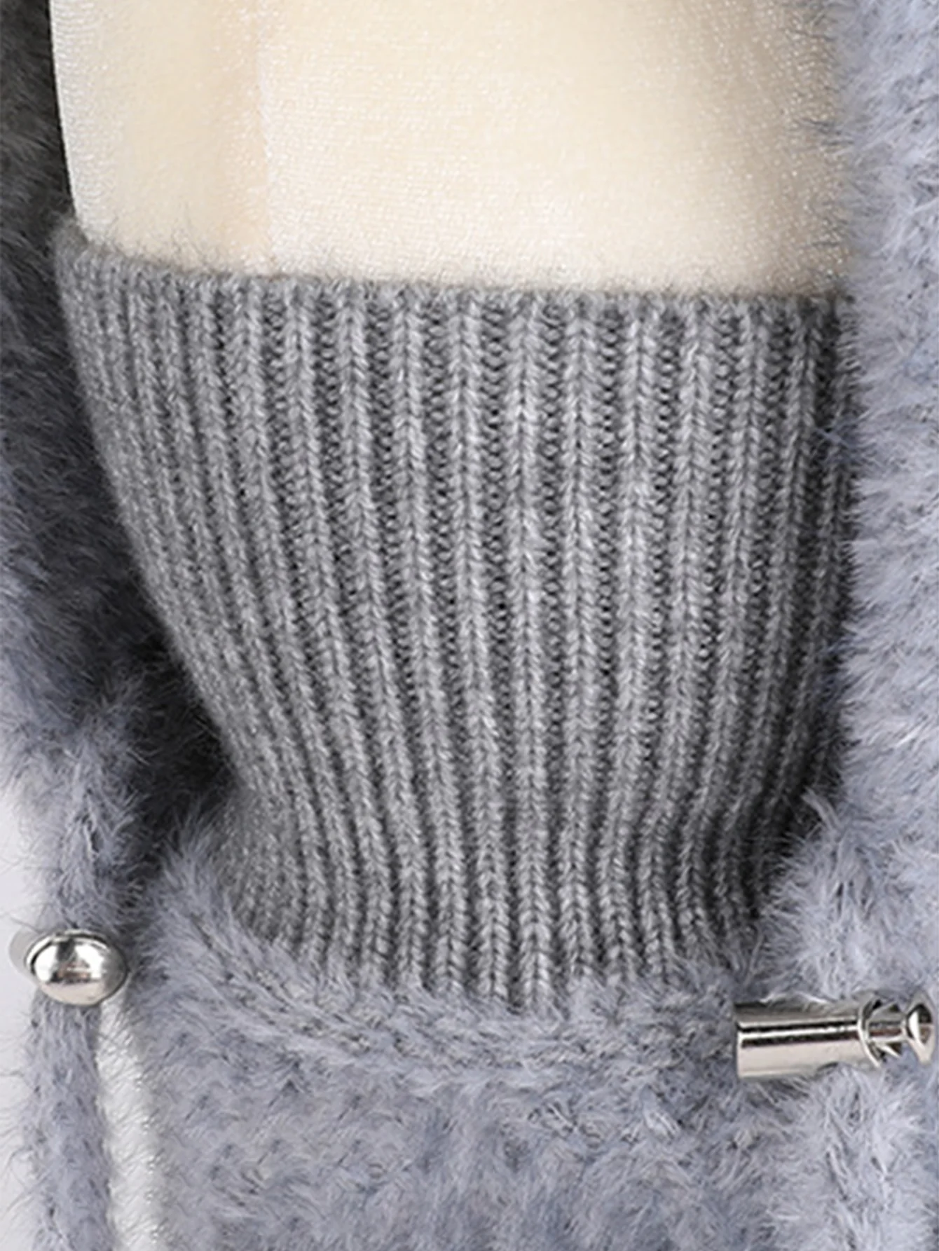 3-in-1 Fleece Lined Balaclava Knit Hat With Scarf Face Mask - Image 9