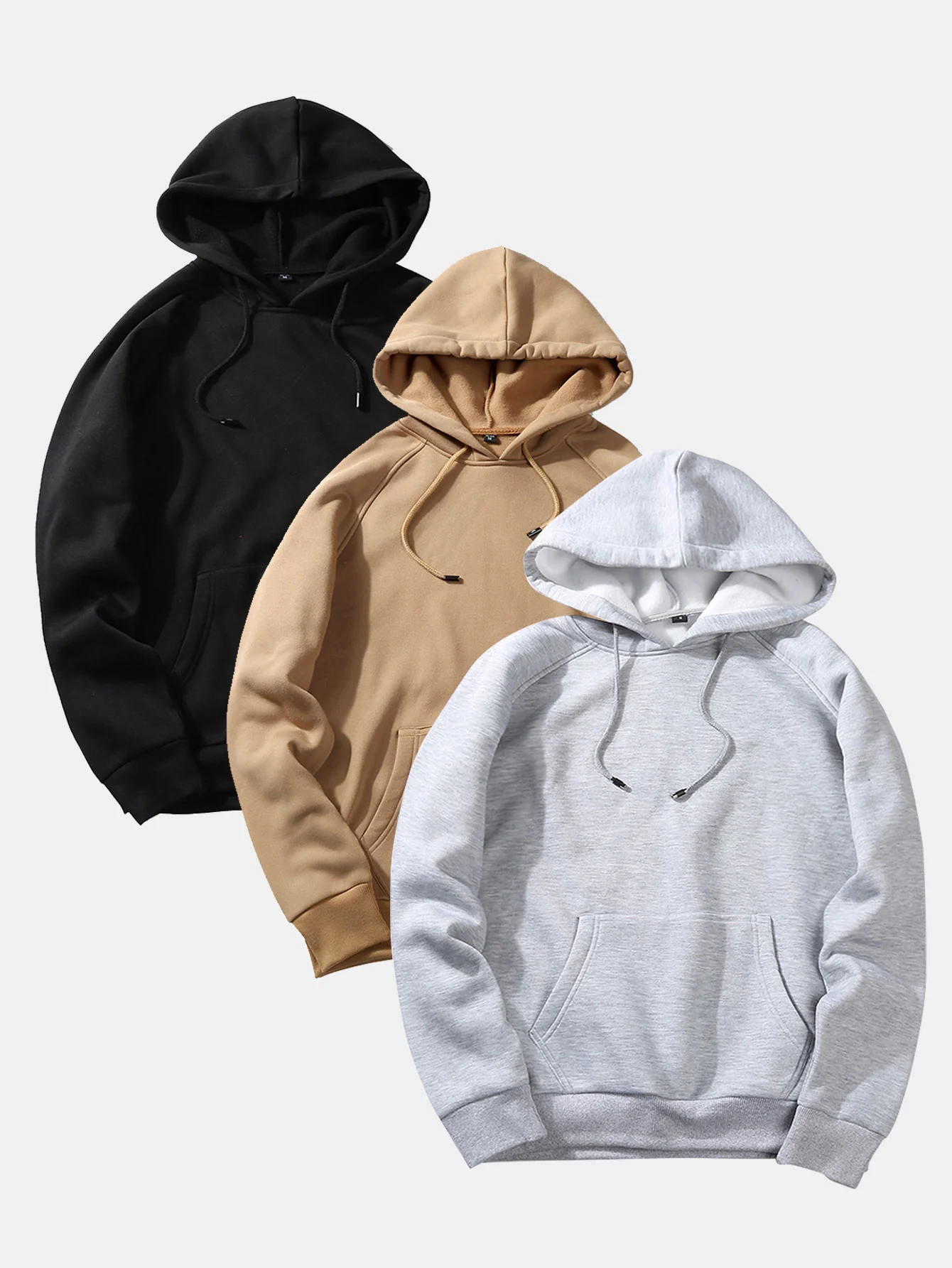 3 Stück Basic Hoodies - Image 2