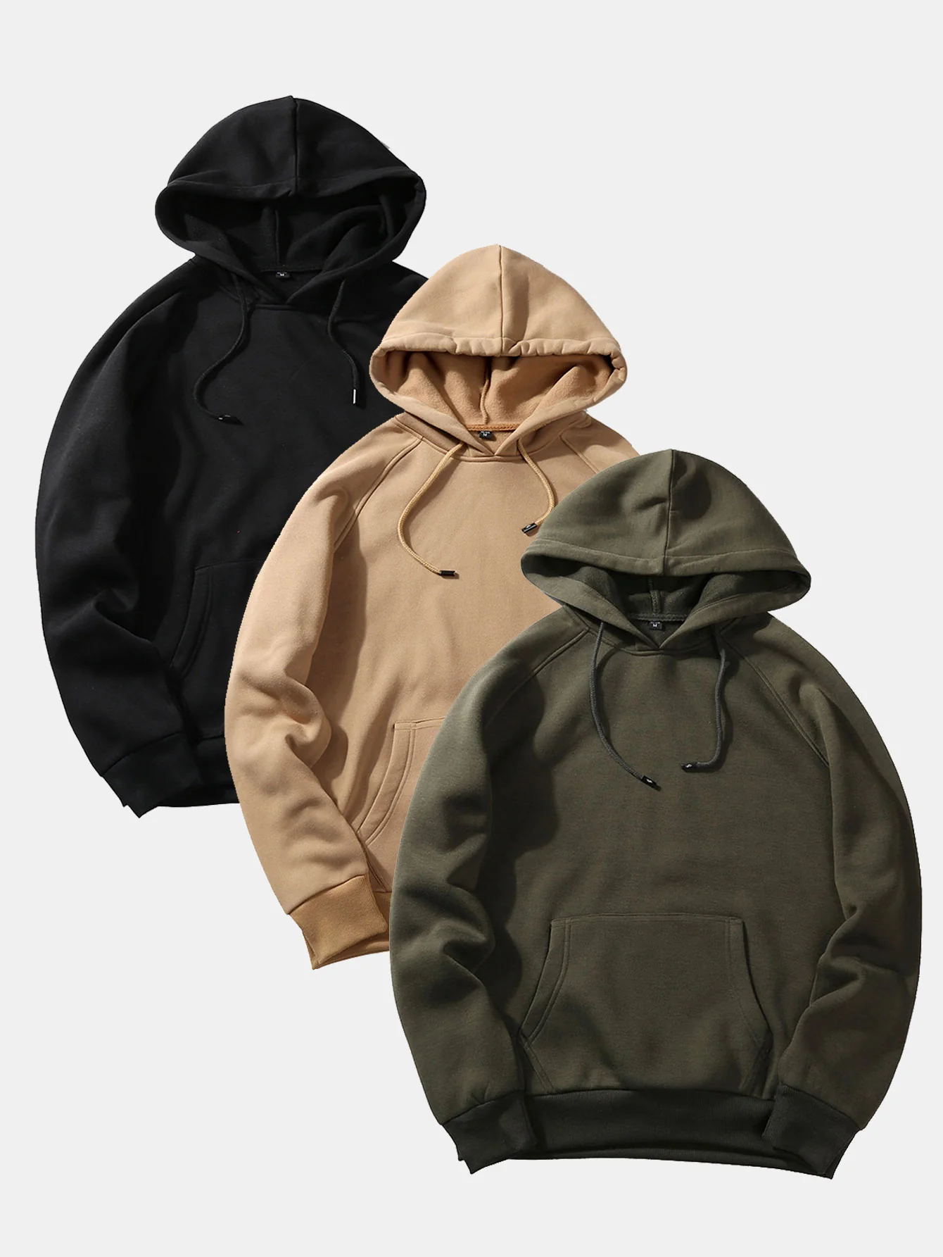 3 Stück Basic Hoodies - Image 4