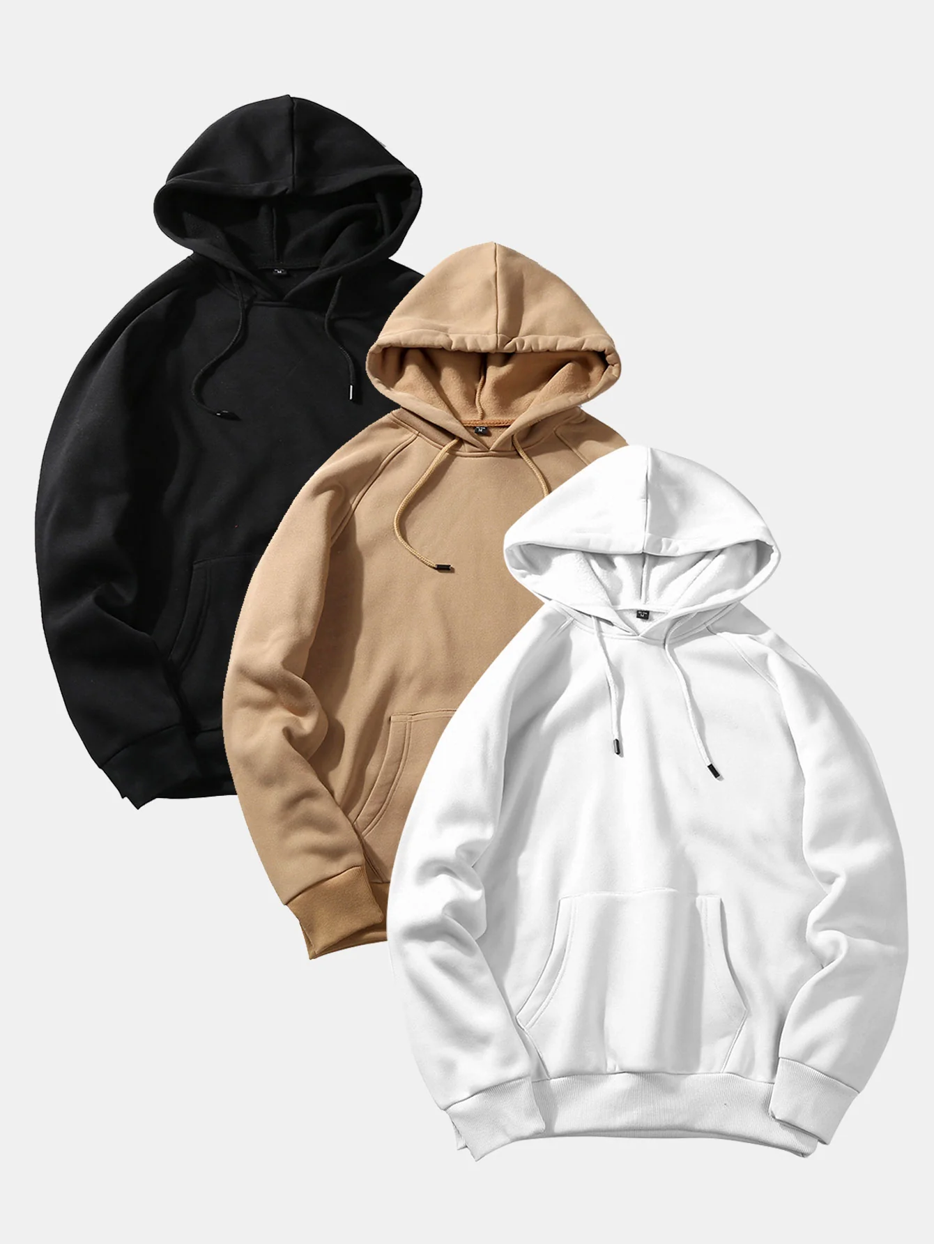 3 Stück Basic Hoodies - Image 5