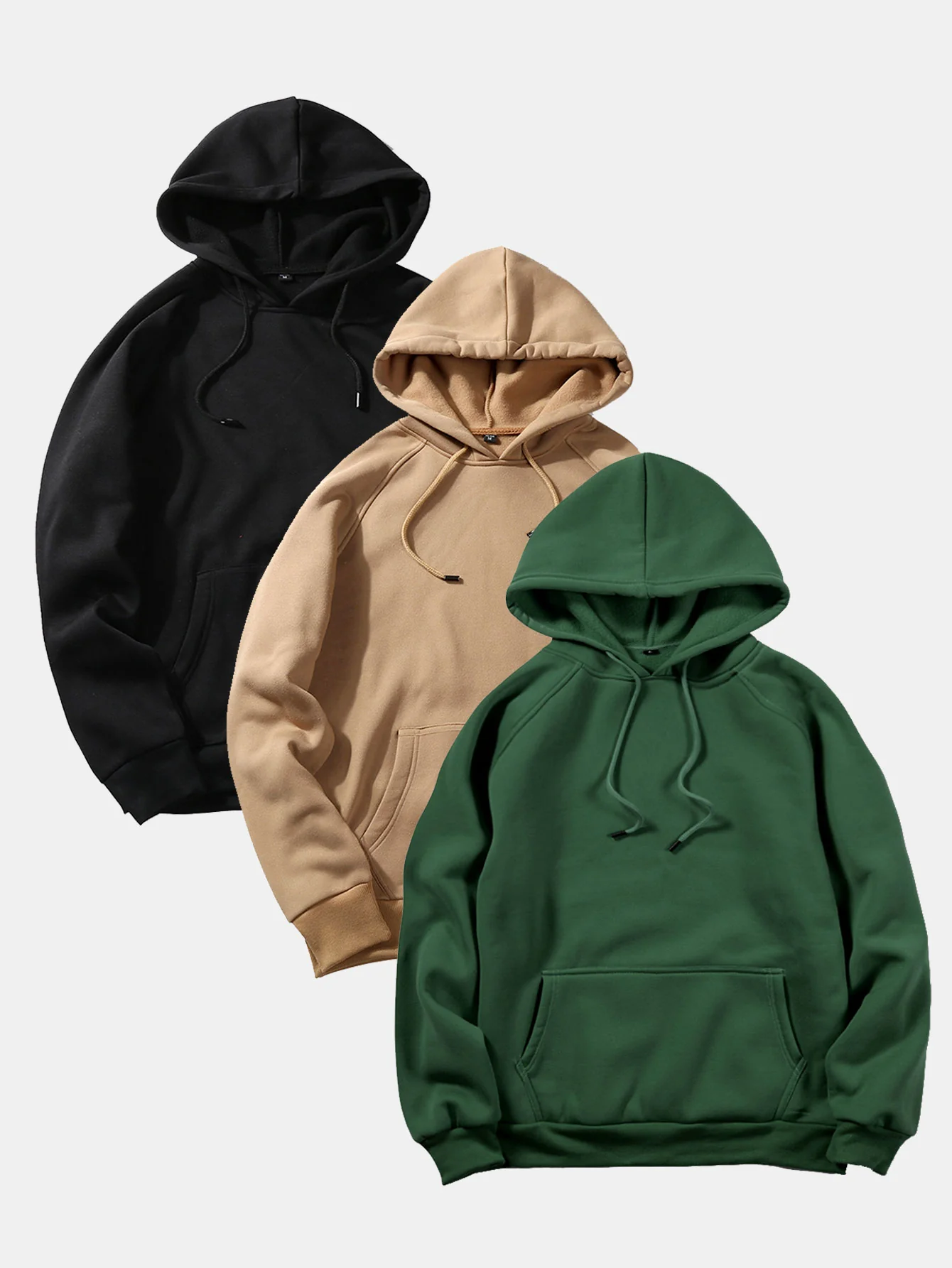 3 Stück Basic Hoodies - Image 6