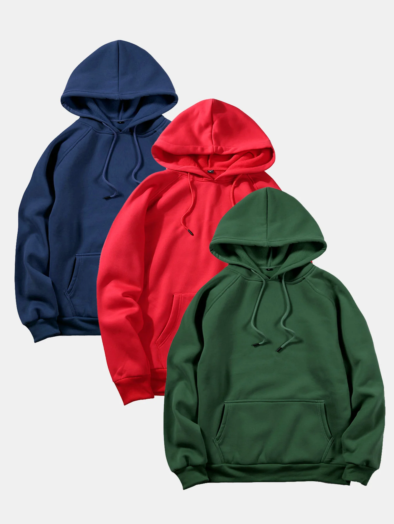 3 Stück Basic Hoodies - Image 8