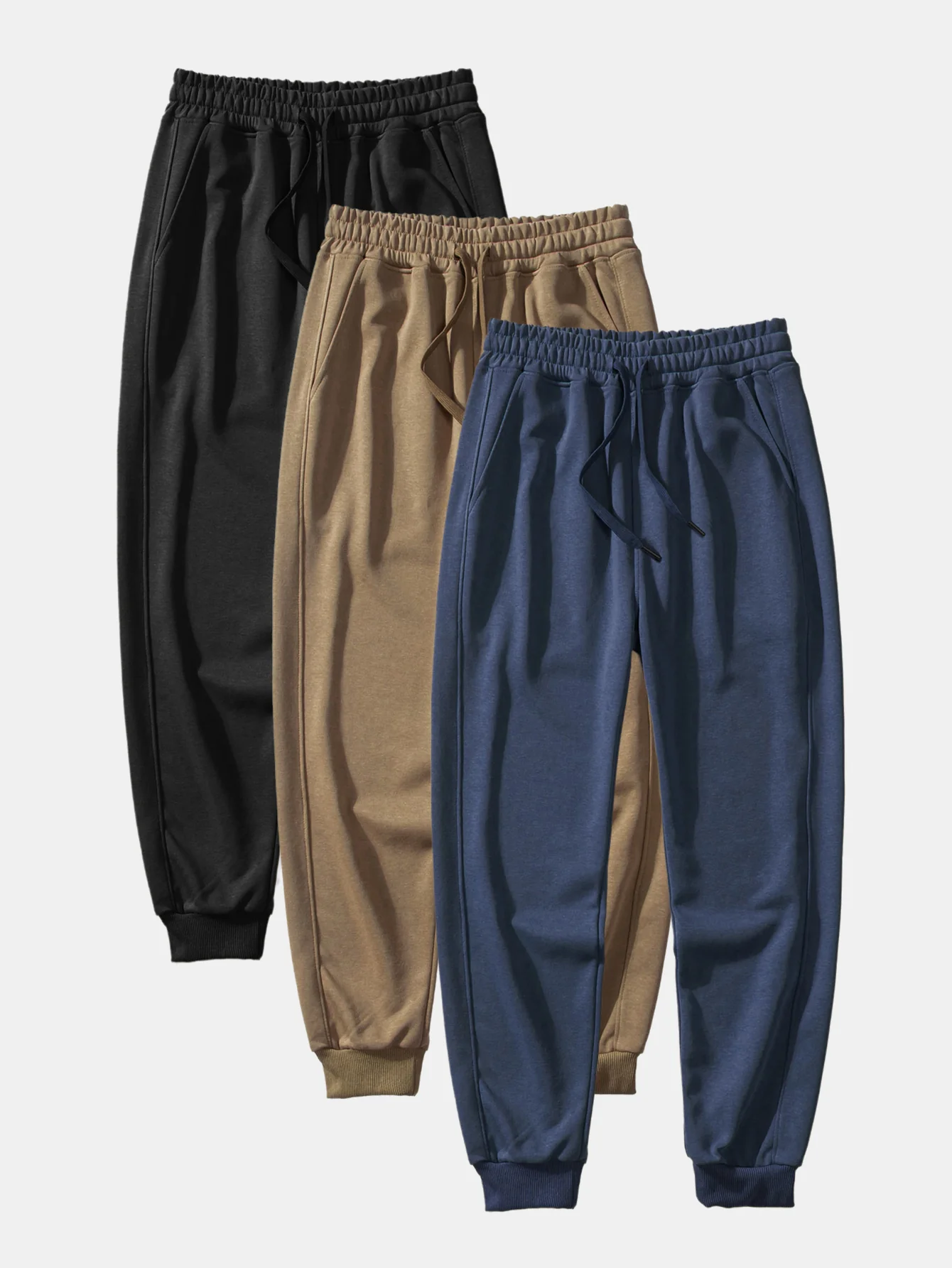 3 Pieces Basic Jogger Pants - Image 6