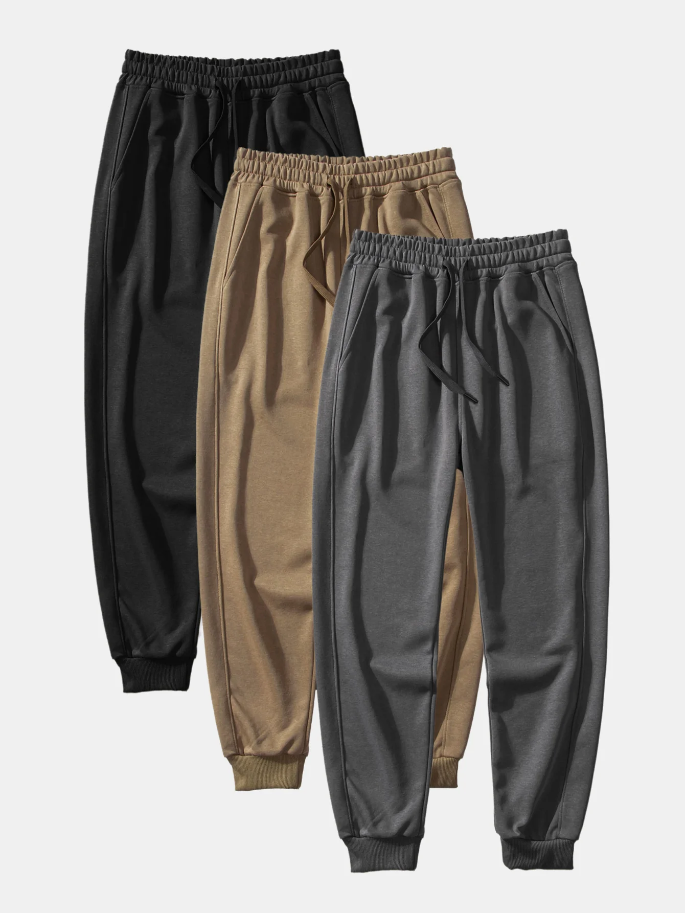 3 Pieces Basic Jogger Pants - Image 7