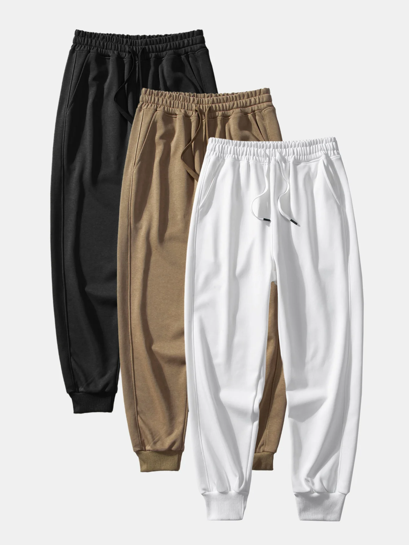 3 Pieces Basic Jogger Pants - Image 8