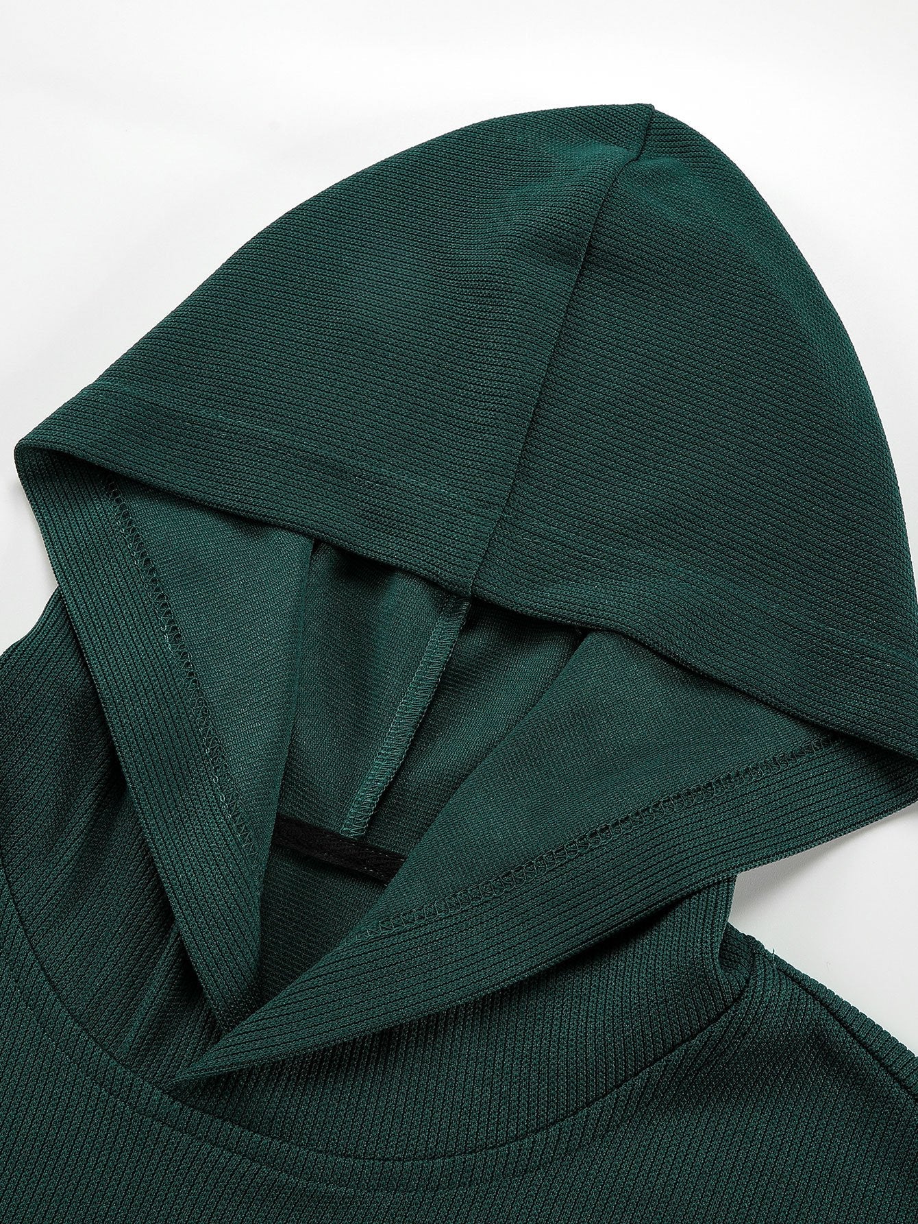 3 Stück Basic Gestrickte Ripp-Hoodies - Image 6