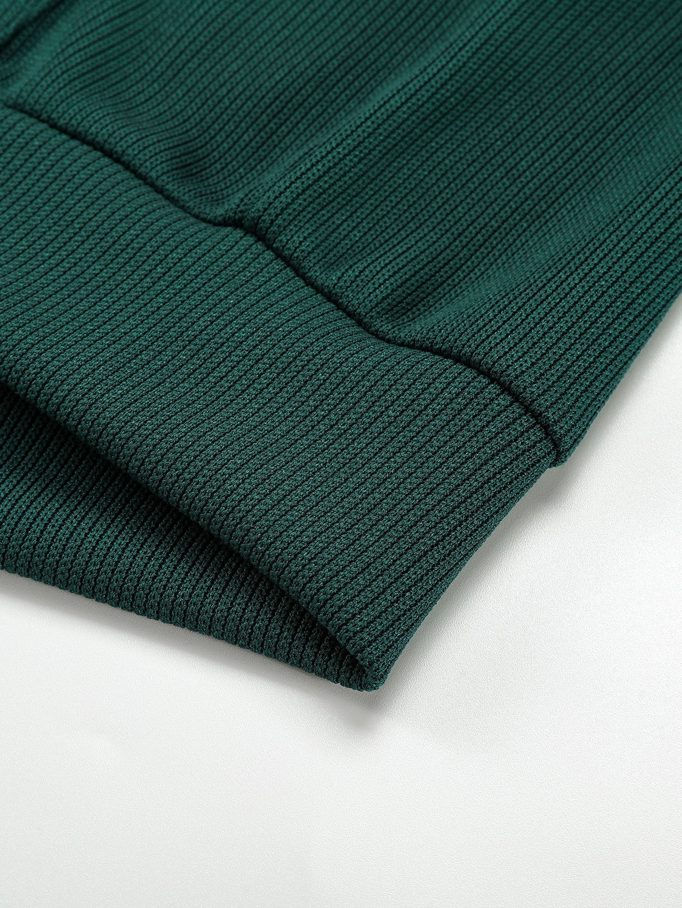 3 Stück Basic Gestrickte Ripp-Hoodies - Image 7
