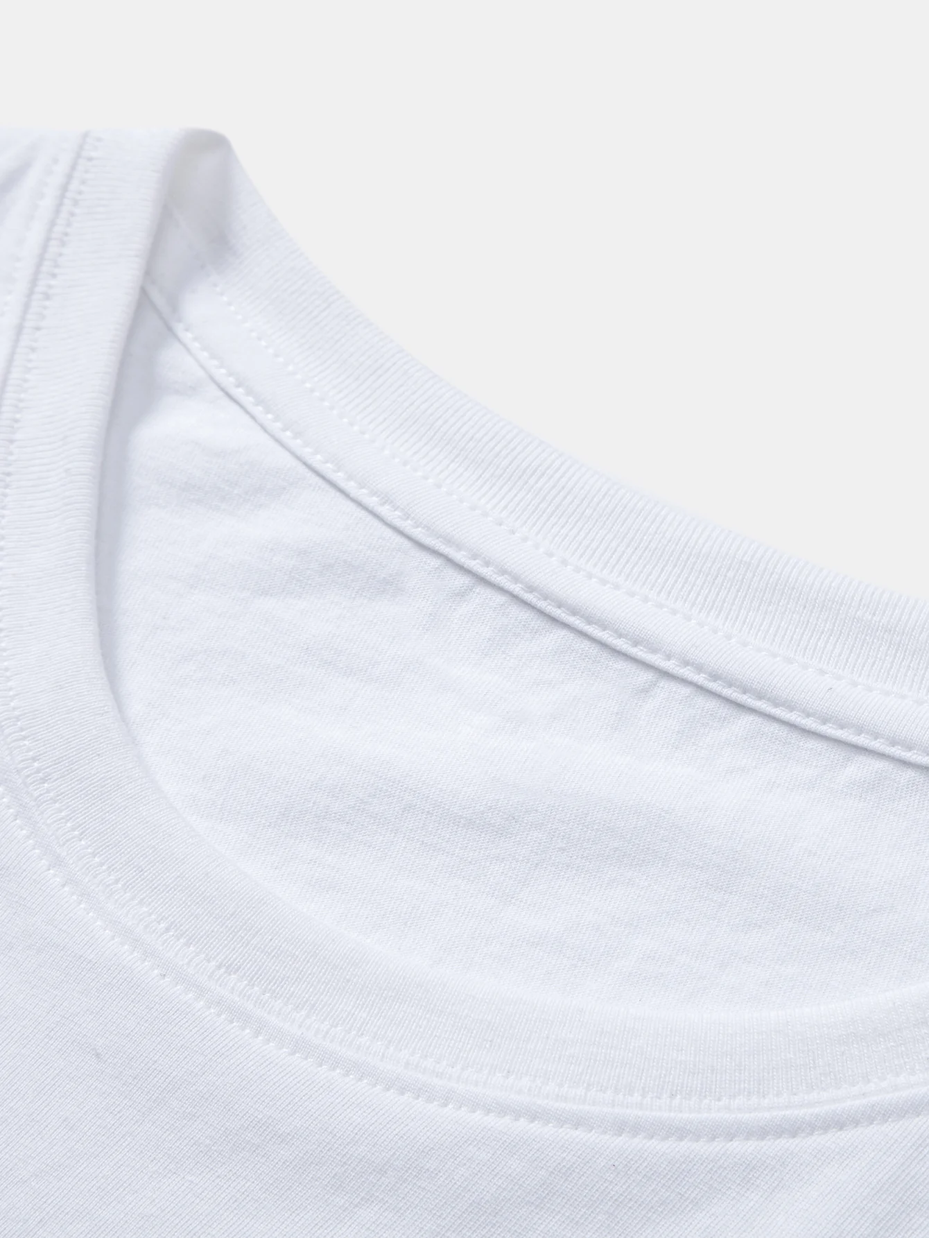 3 Stücke Basic Langarm Baumwolle Bogen Saum T-Shirts - Image 10