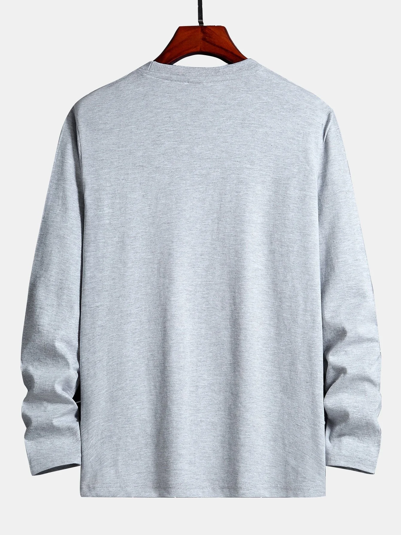 3 Stück Basic Langarm Baumwoll-T-Shirt - Image 9