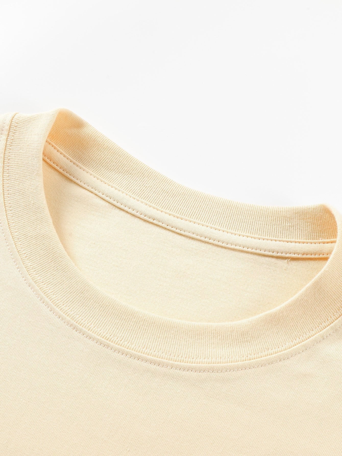 3 Stück Basic Langarm Schwergewicht Arc Hem T-Shirts - Image 17