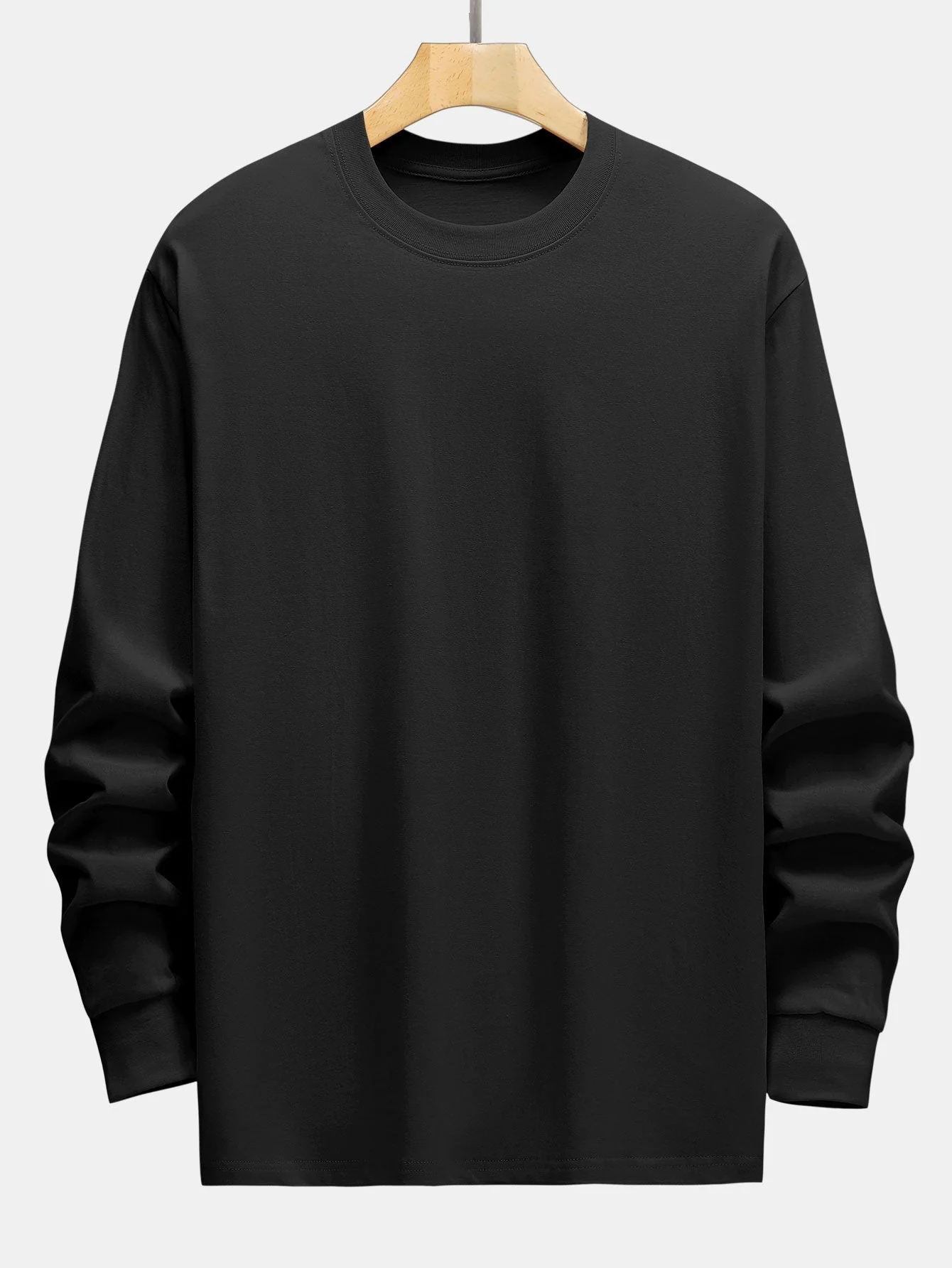 3 Stück Basic Langarm Schwergewicht T-Shirts - Image 10