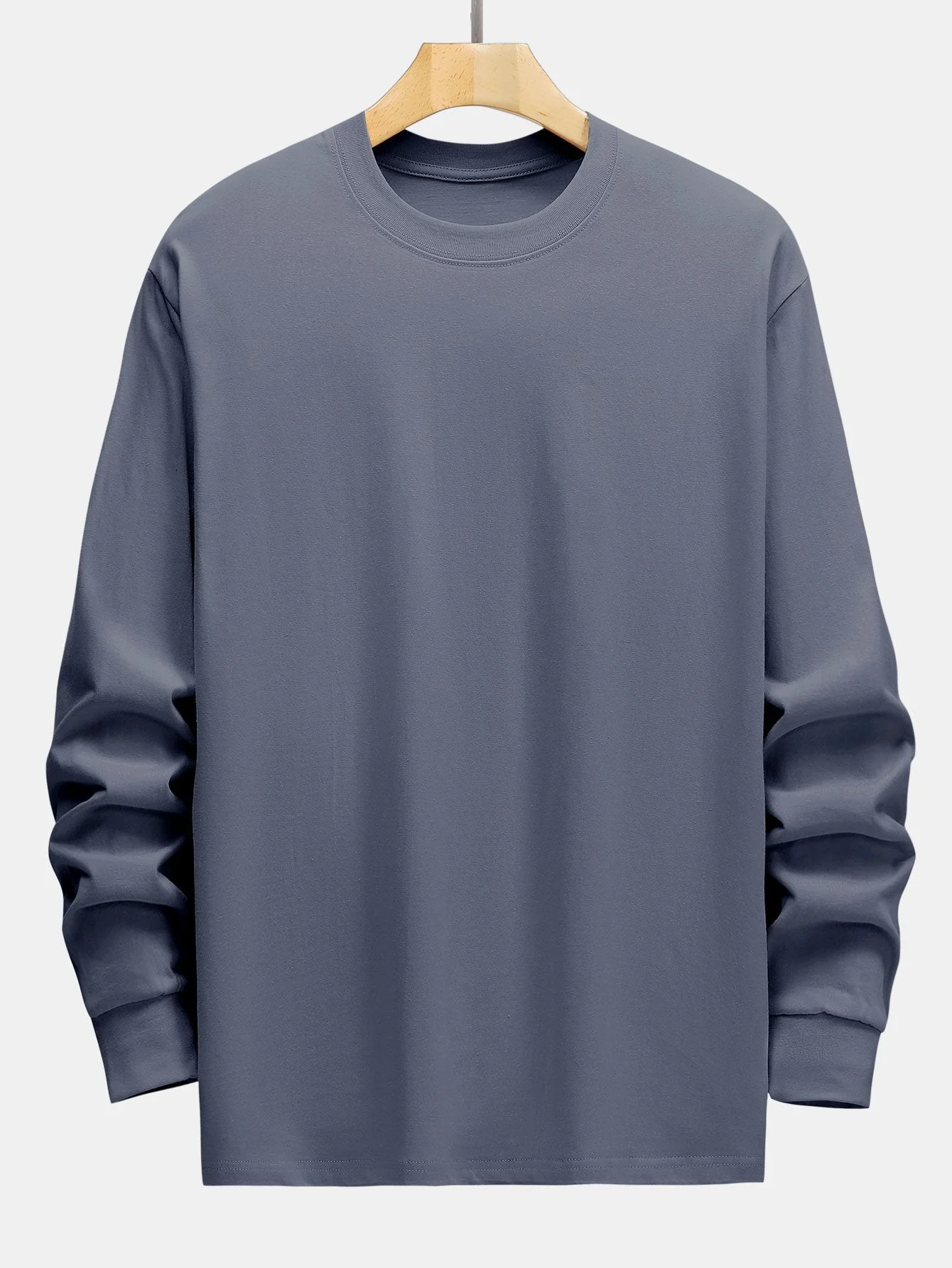 3 Stück Basic Langarm Schwergewicht T-Shirts - Image 13