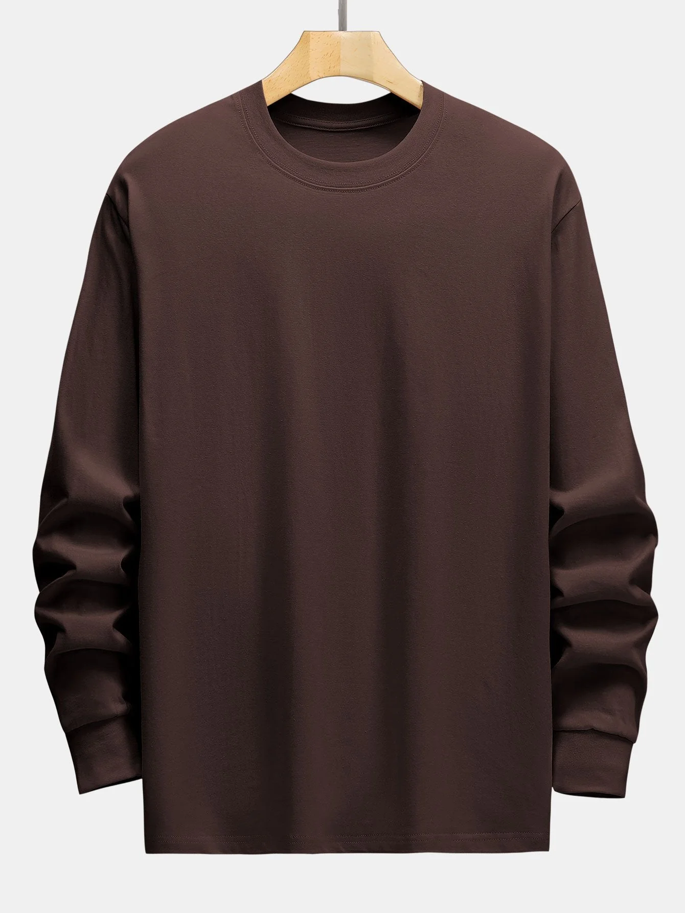 3 Stück Basic Langarm Schwergewicht T-Shirts - Image 14