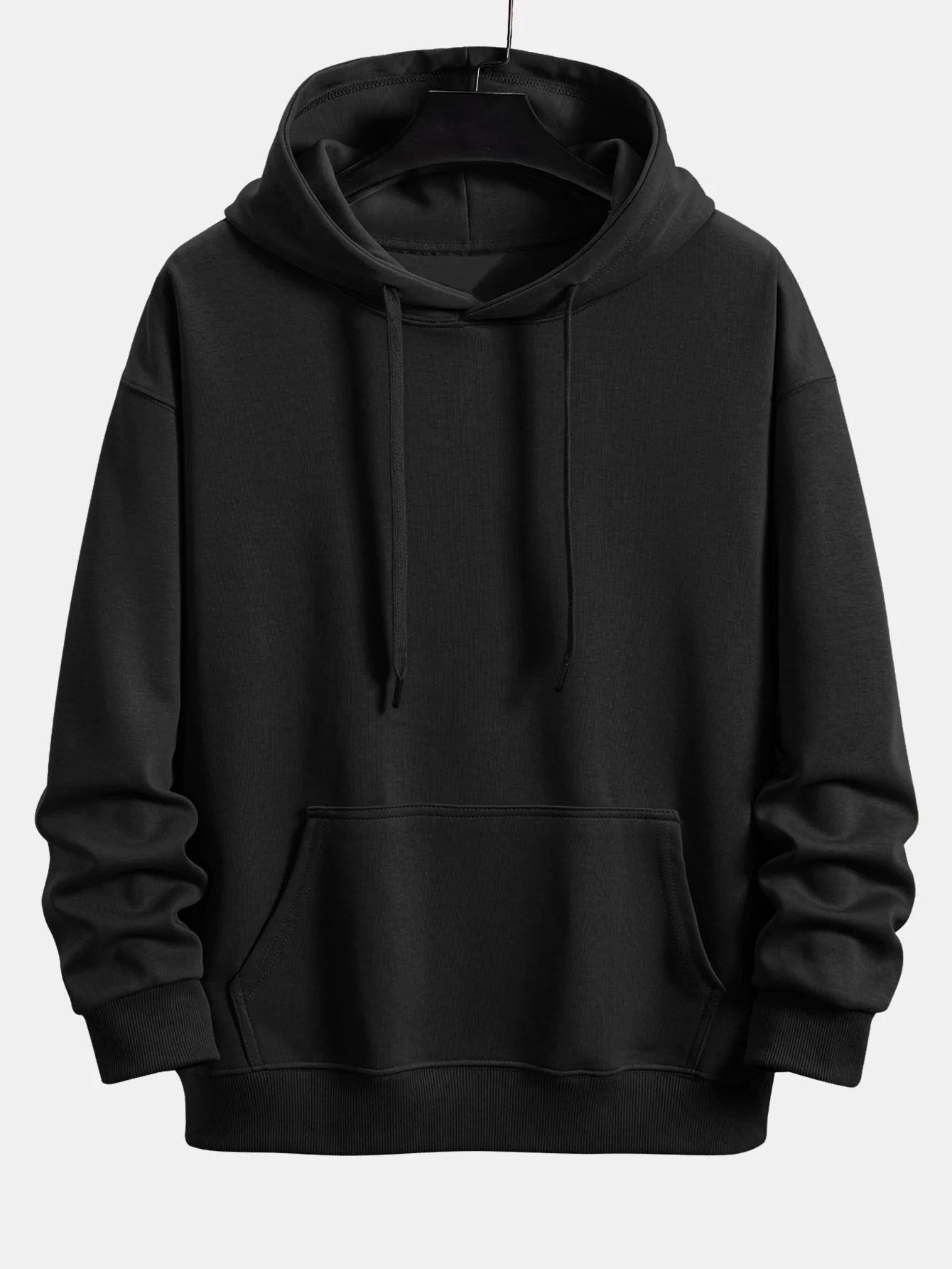 Basic Relax Fit Hoodie - Image 3