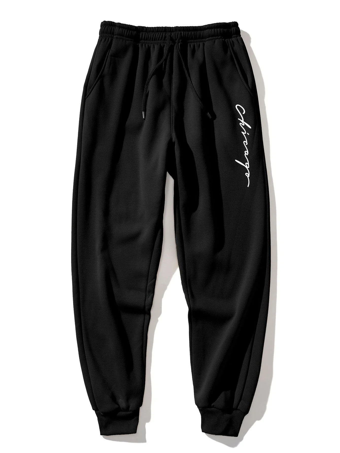 3 Teile Chicago Print Jogginghose - Image 3