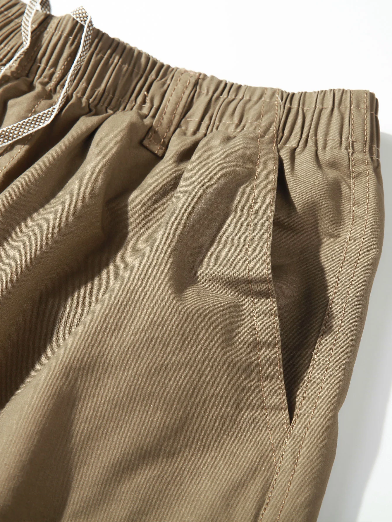 3 Pieces Chino Drawstring Cargo Shorts - Image 8