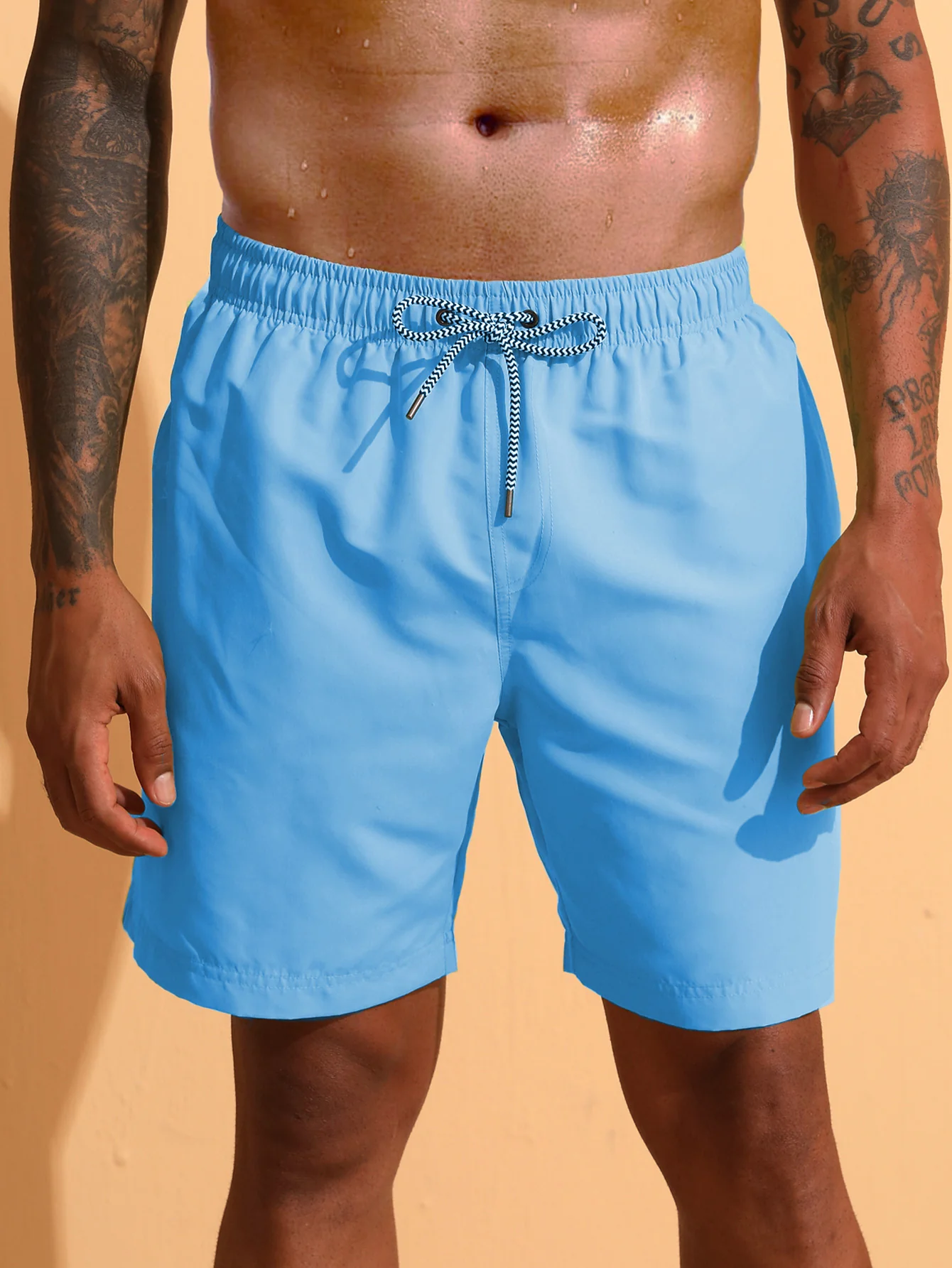 3 Stück Kontrast-Taillenshorts - Image 37