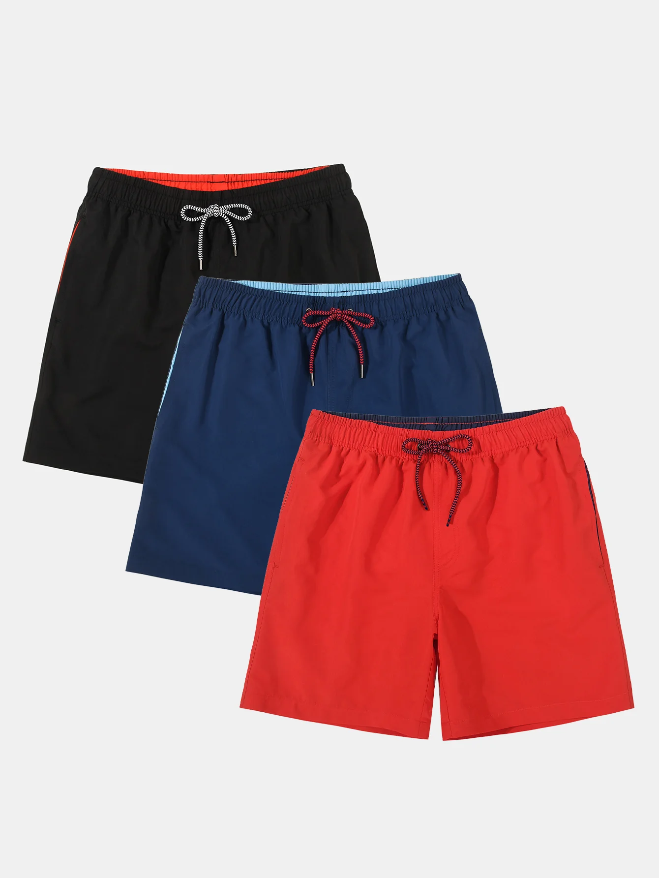 3 Stück Kontrast-Taillenshorts - Image 6