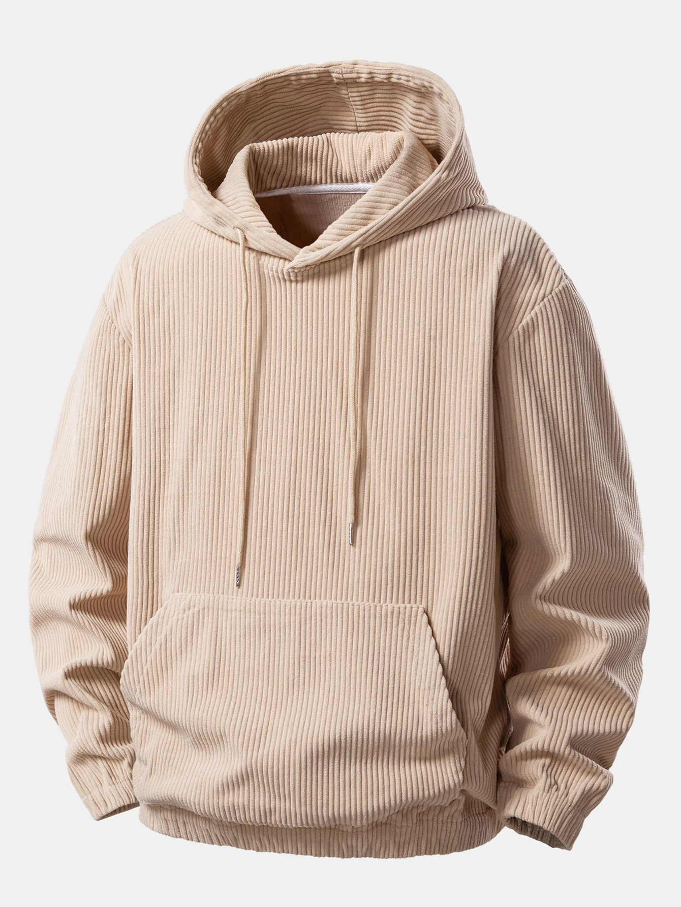Corduroy Hoodie With Kangaroo Pocket & Corduroy Jogger Pants - Image 4
