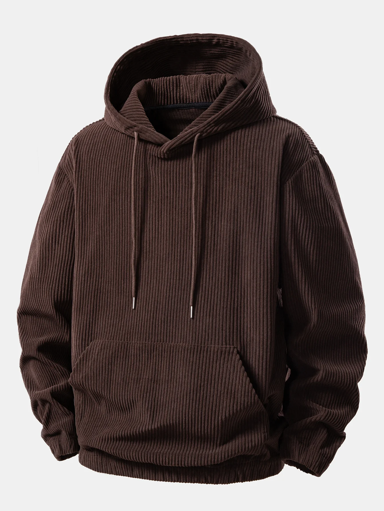 Corduroy Hoodie With Kangaroo Pocket & Corduroy Jogger Pants - Image 6