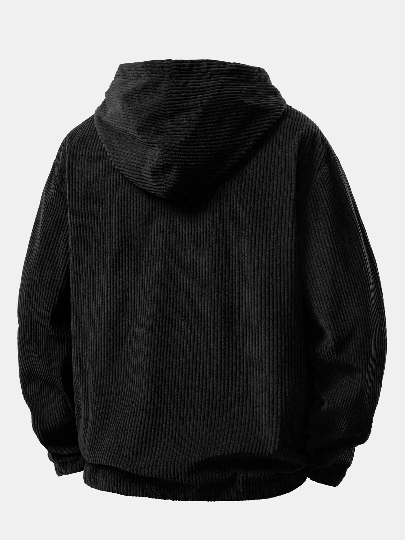 Corduroy Hoodie With Kangaroo Pocket & Corduroy Jogger Pants - Image 9