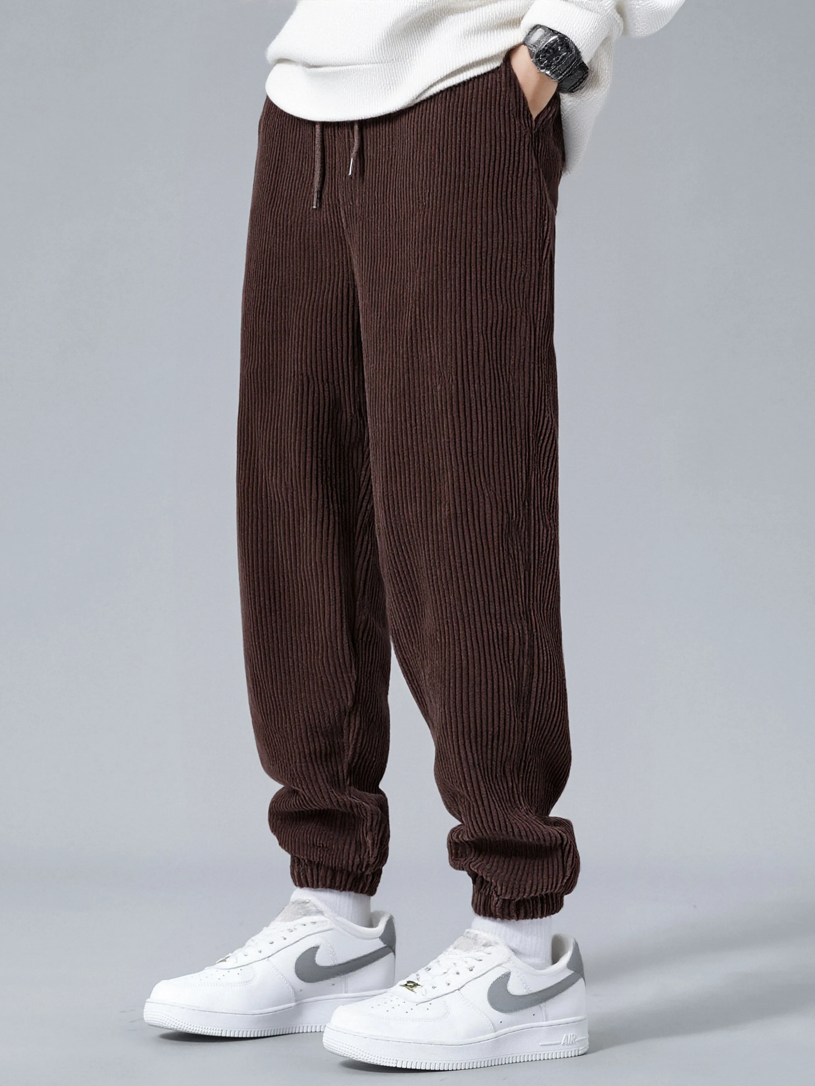 3 Pieces Corduroy Jogger Pants - Image 2