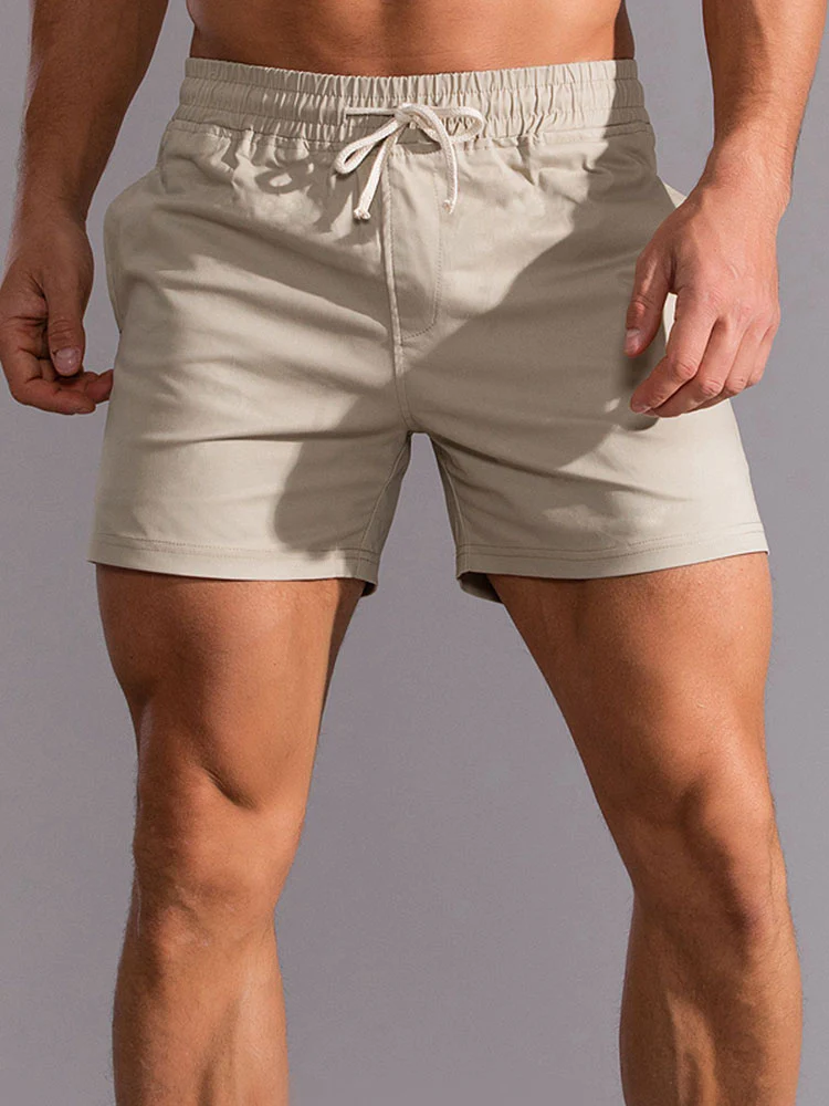 3 Stück Baumwolle 3" Kordelzug Shorts - Image 12
