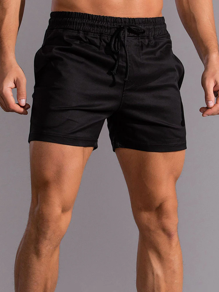 3 Stück Baumwolle 3" Kordelzug Shorts - Image 13
